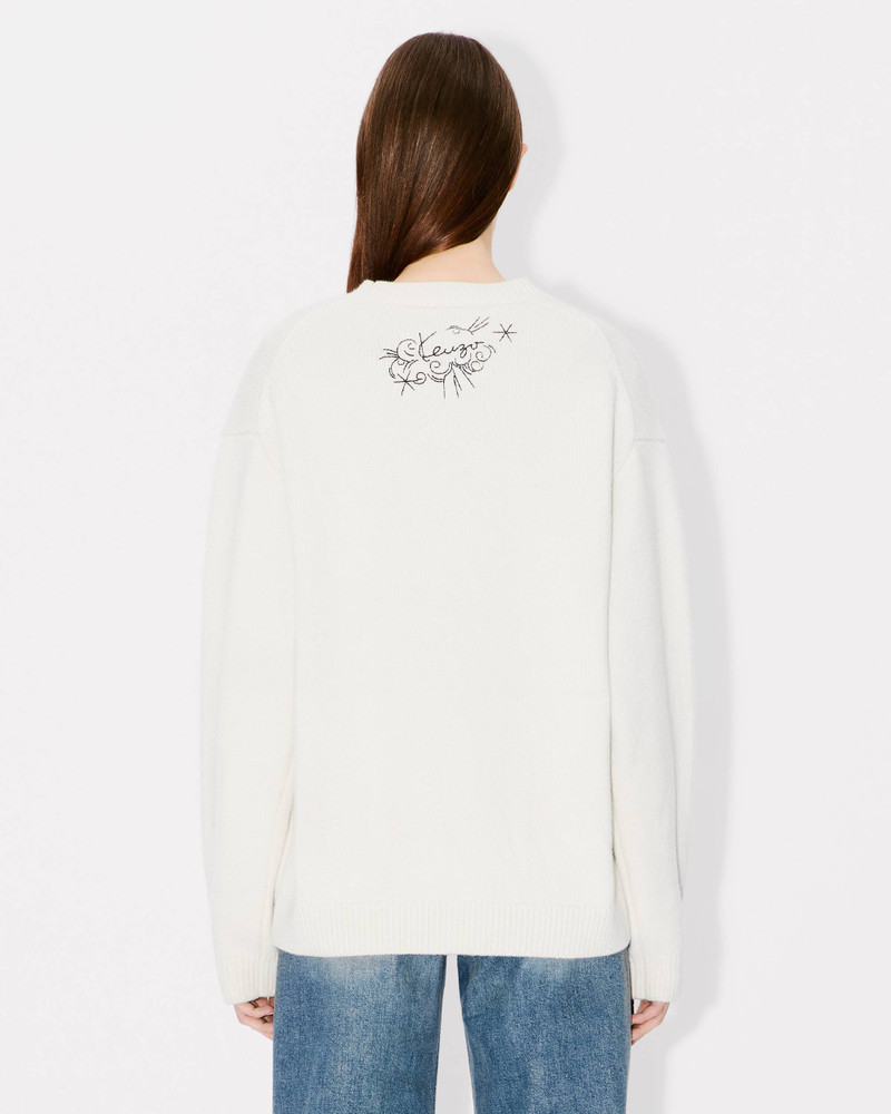 'KENZO Star Tiger' genderless embroidered wool jumper 4