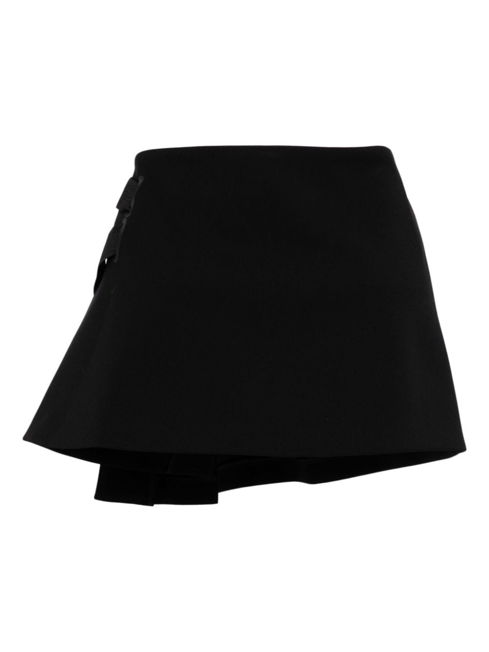 pleated wrap miniskirt - 2