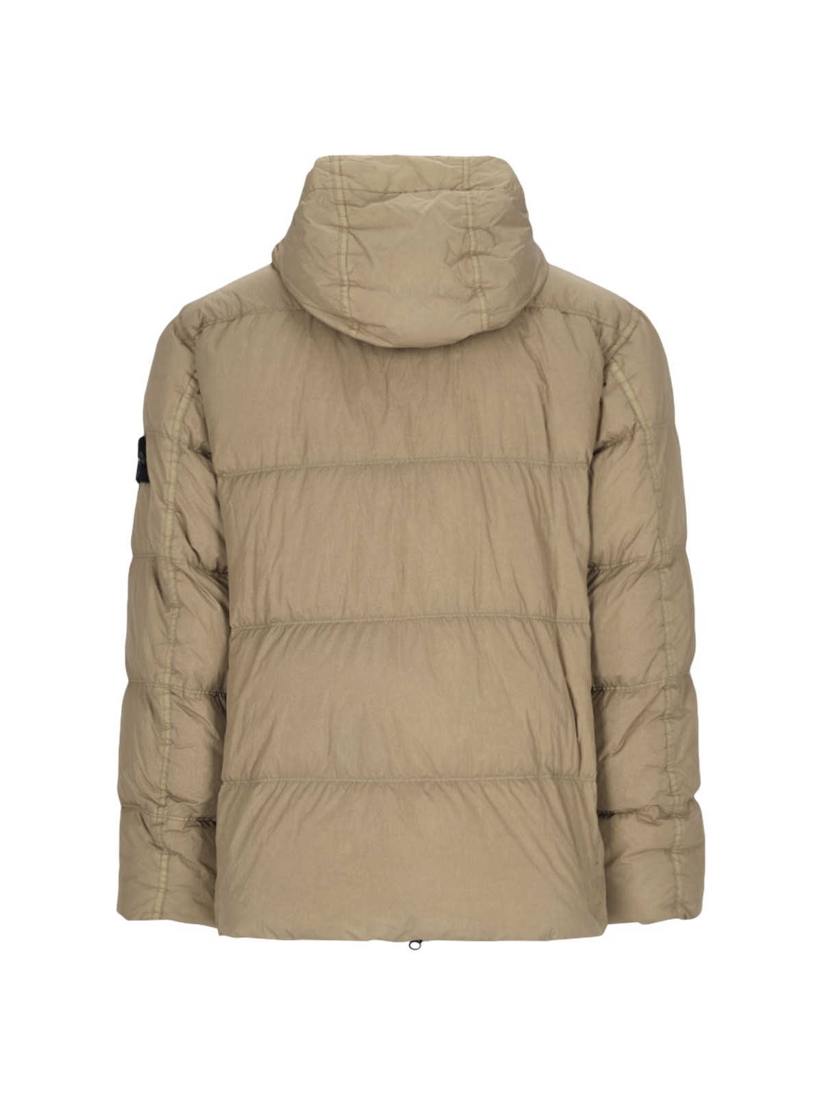 LOGO HOODED DOWN JACKET - 2