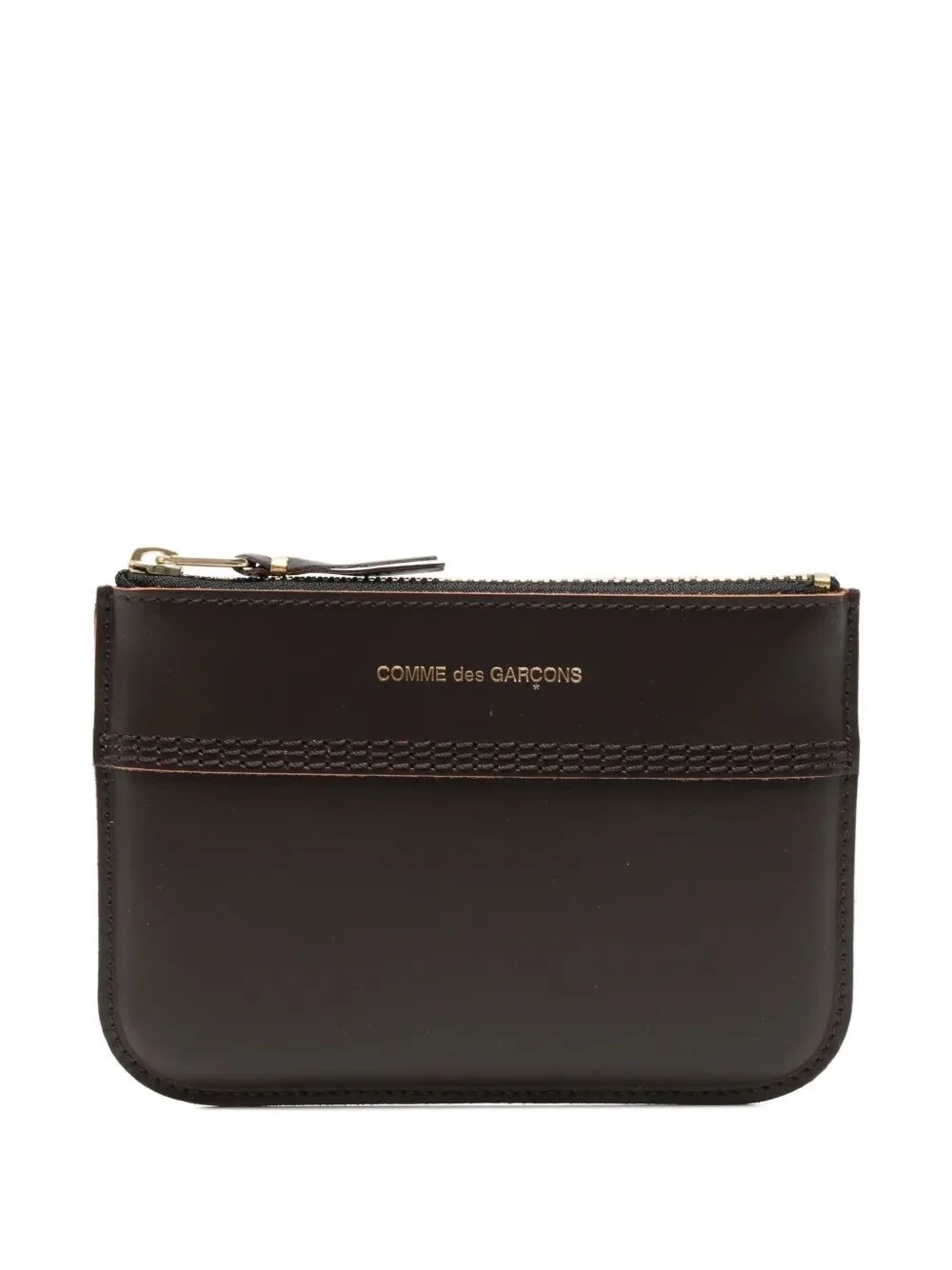 TRIPLE STITCH COIN PURSE WITH ZIP - 1