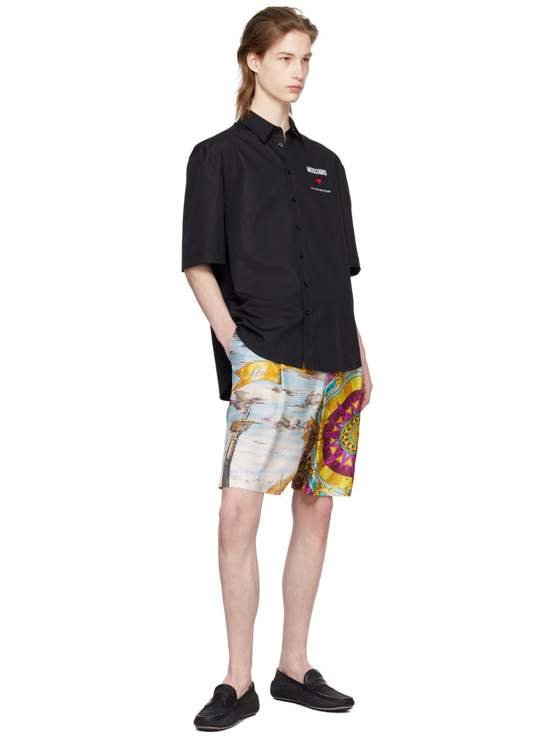 Moschino Multicolor Graphic Shorts outlook