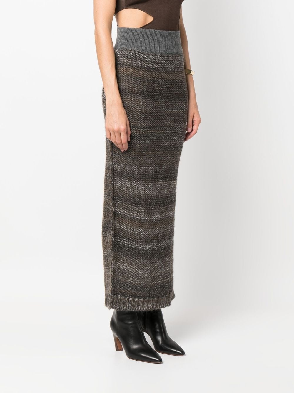 Lynette knitted midi skirt - 3