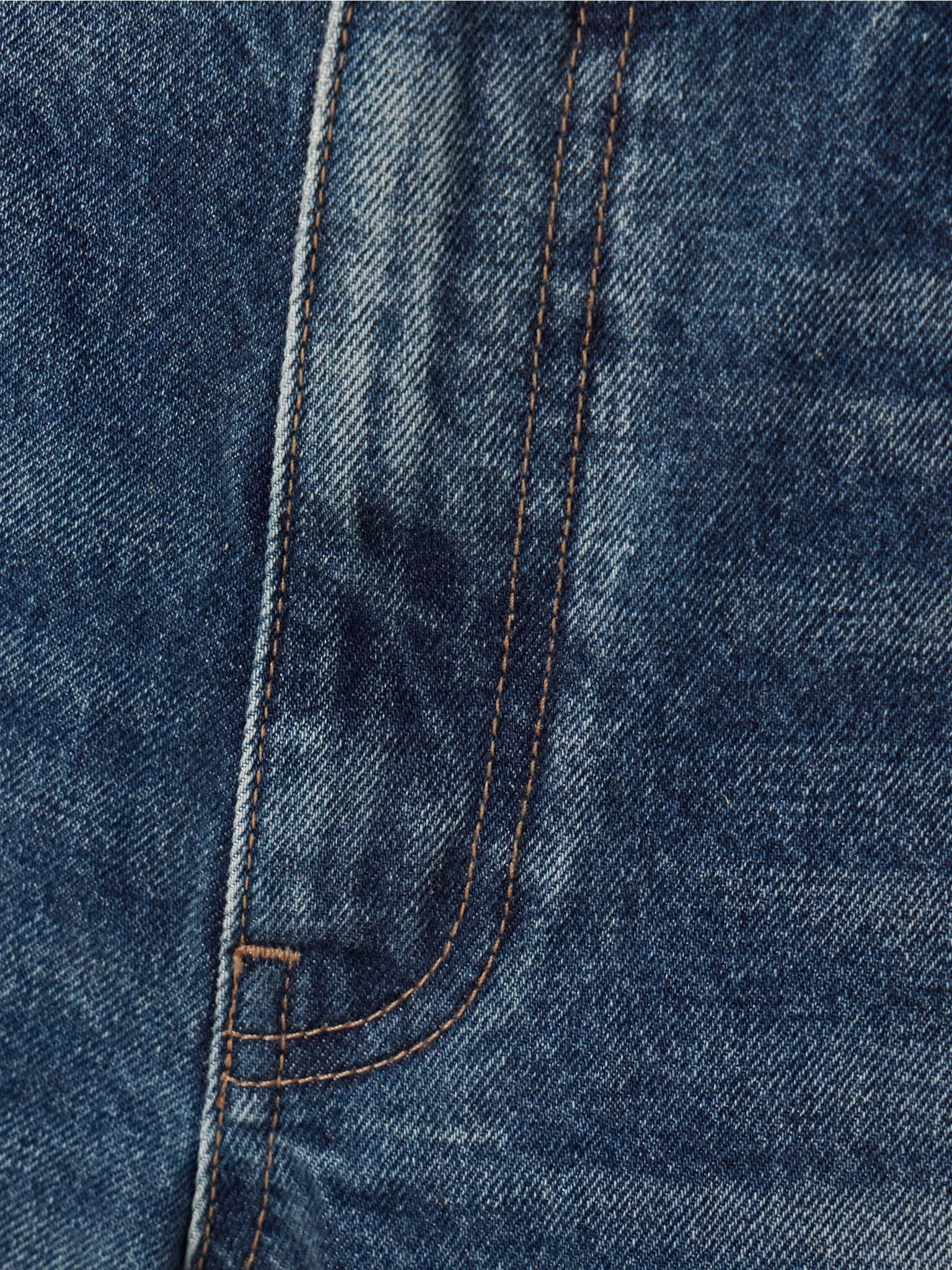 Russel frayed denim shorts Dark denim - 5