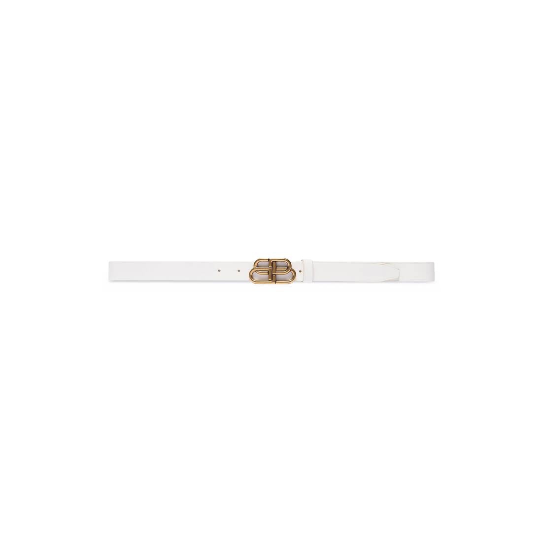 Women's Bb Belt in White - 1