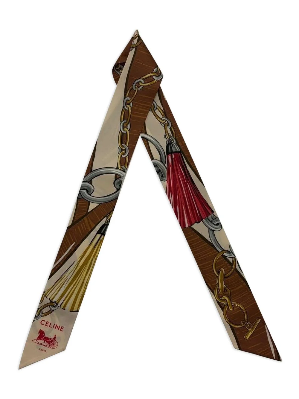 Celine Women Printed Silk Lavalliere - 1