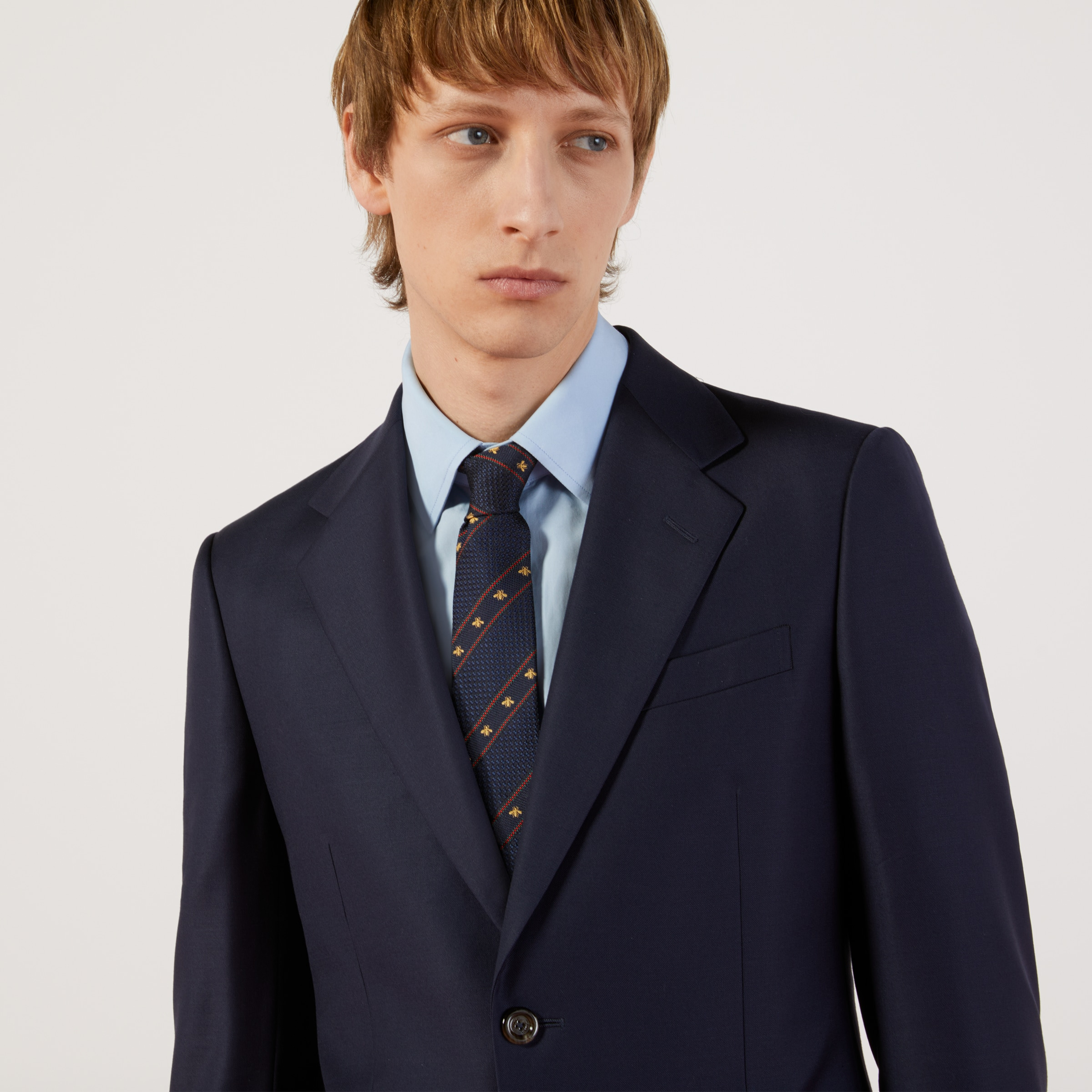 Bee Web silk tie - 3