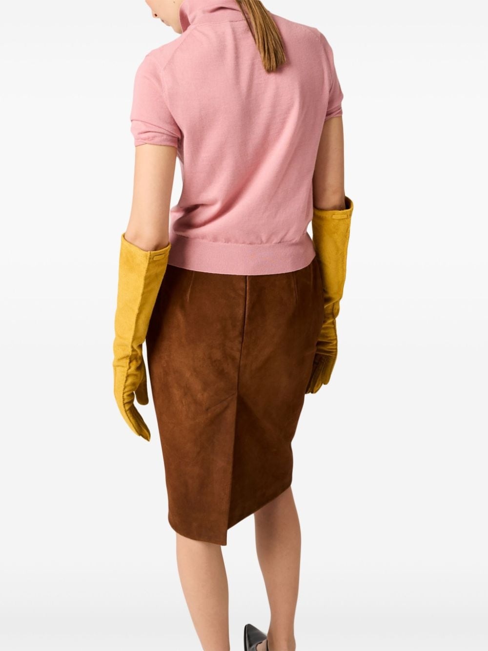 powder pink polo shirt - 3
