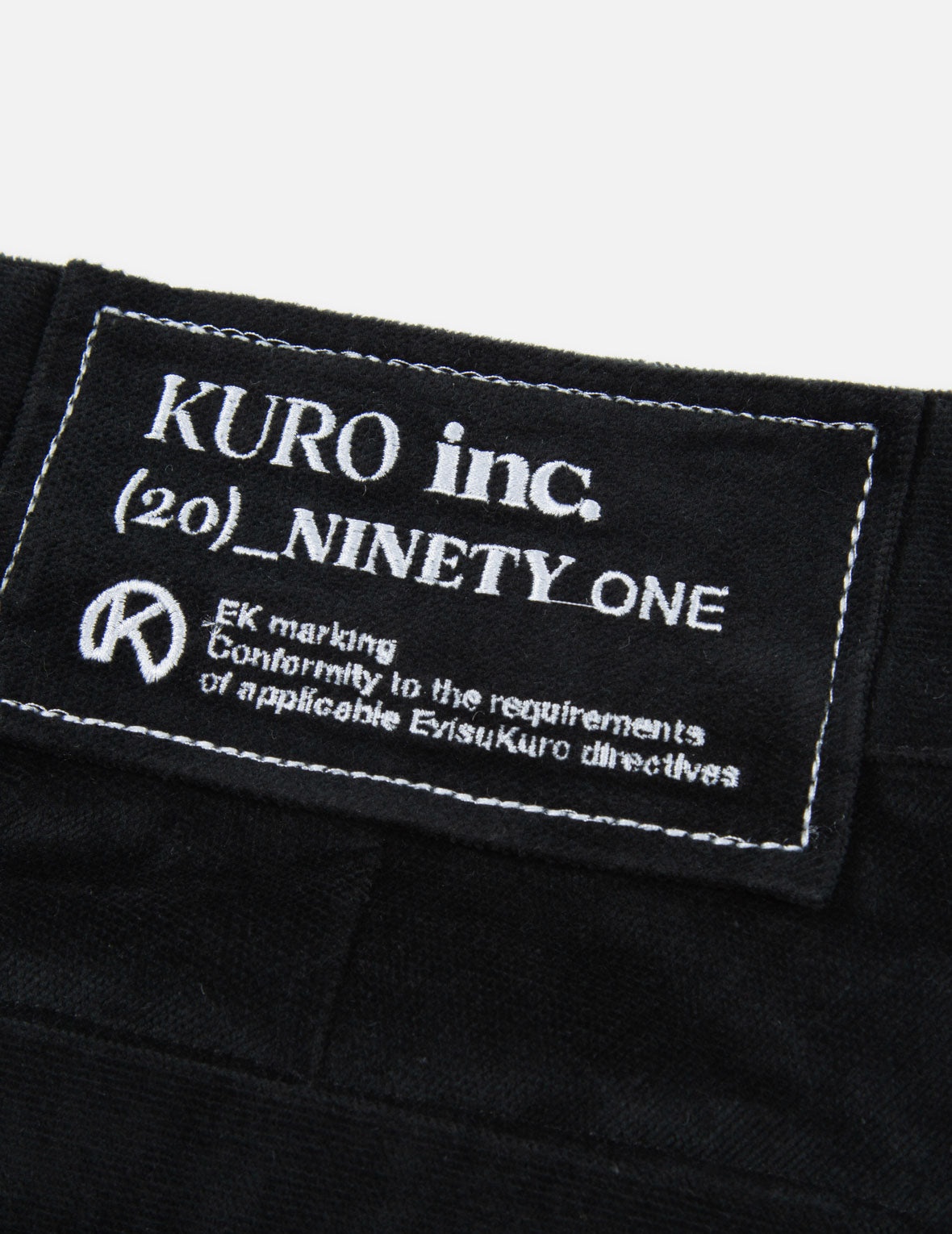 Logo Embroidered Corduroy Worker Pants - 8