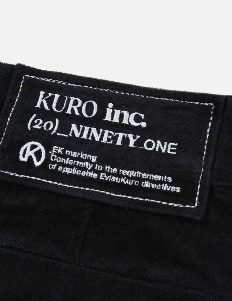 Logo Embroidered Corduroy Worker Pants 8