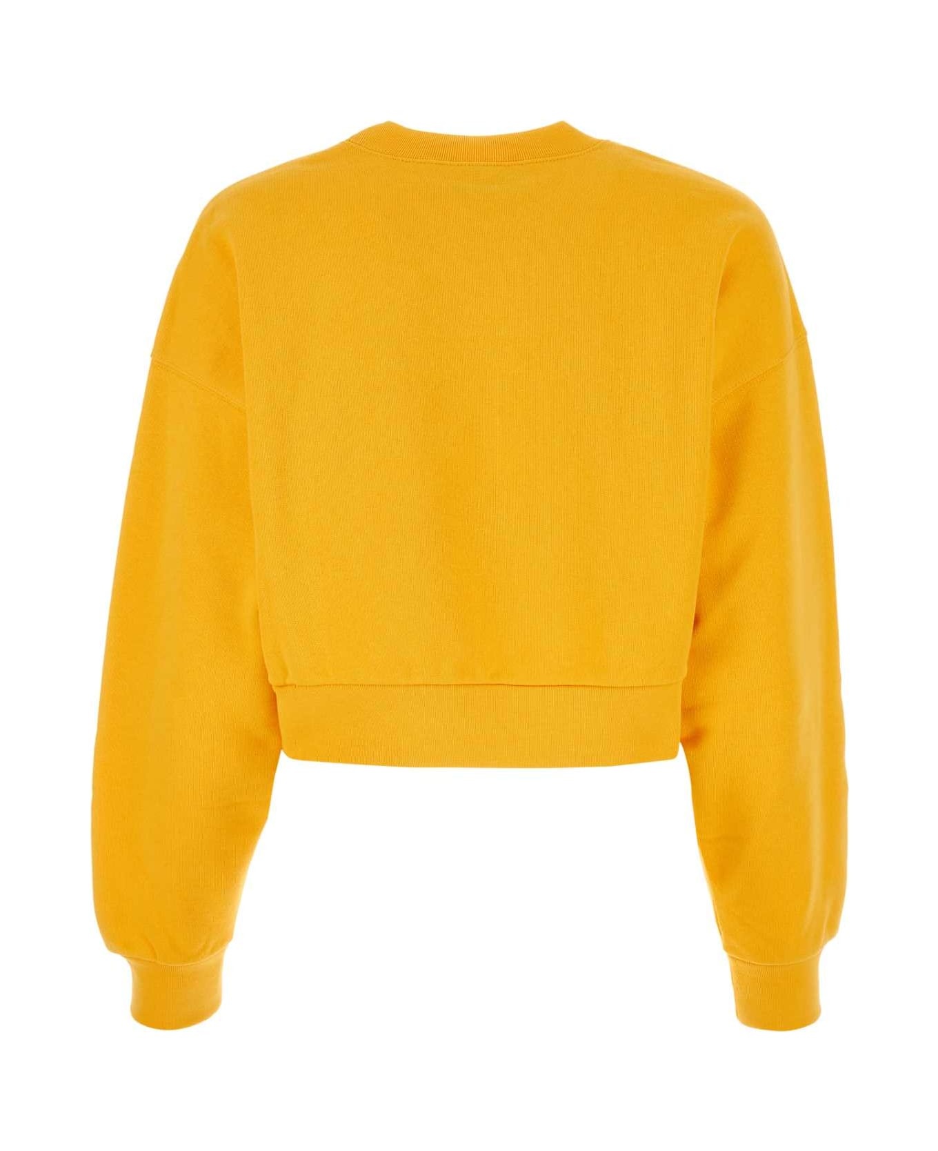 Yellow Cotton Sweatshirt - 2
