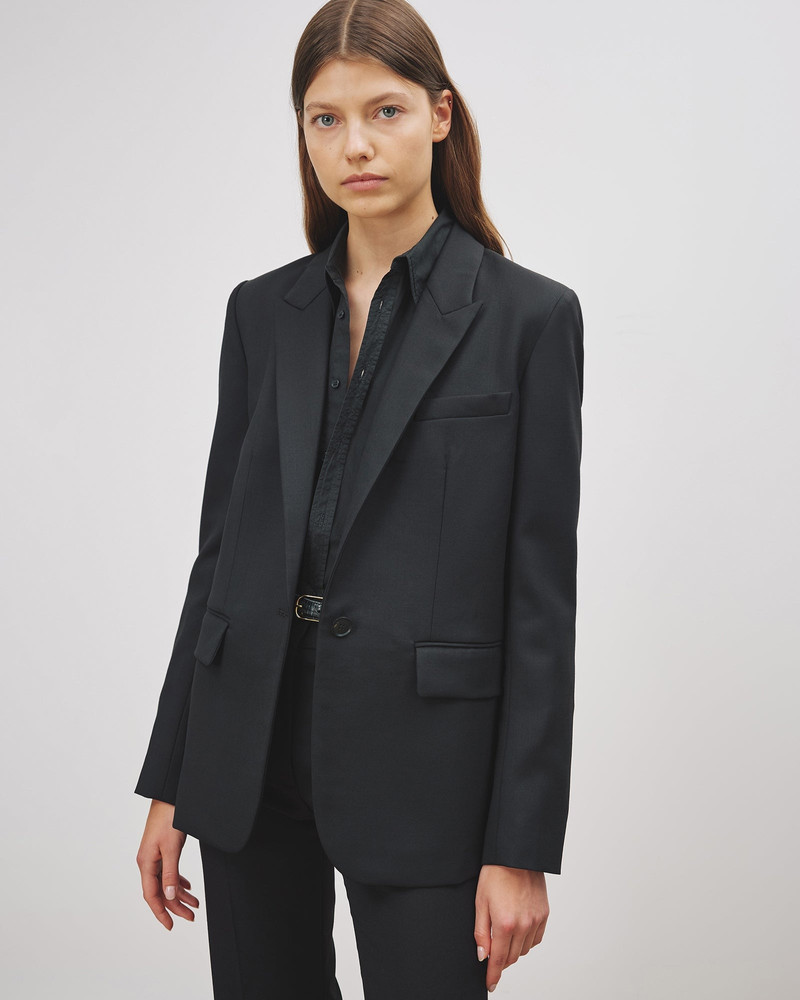 NILI LOTAN ADELE SINGLE BREASTED TAILORED JACKET outlook