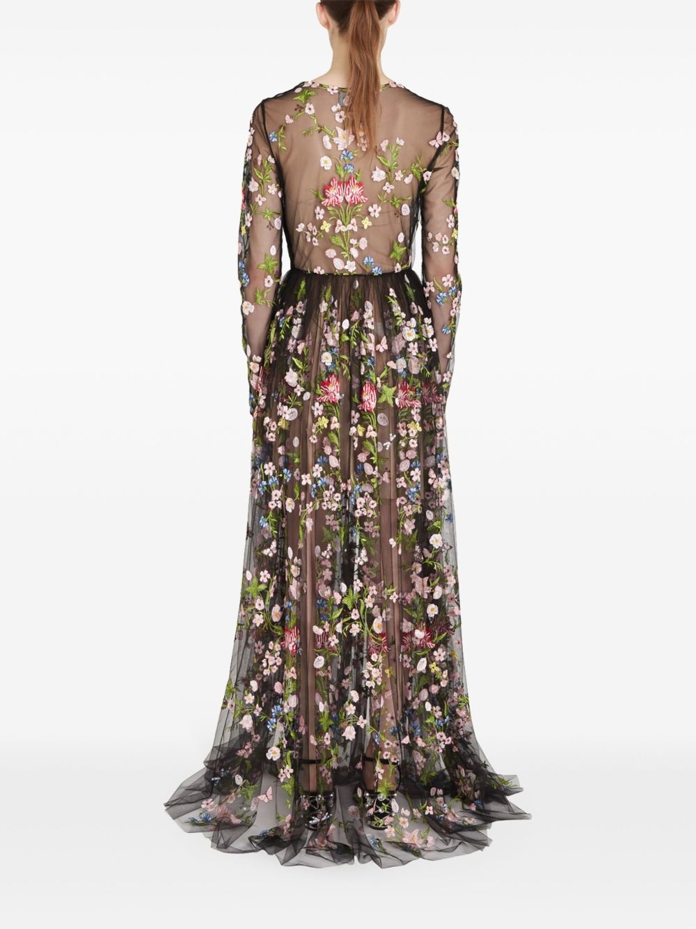 botanical tulle dress - 4