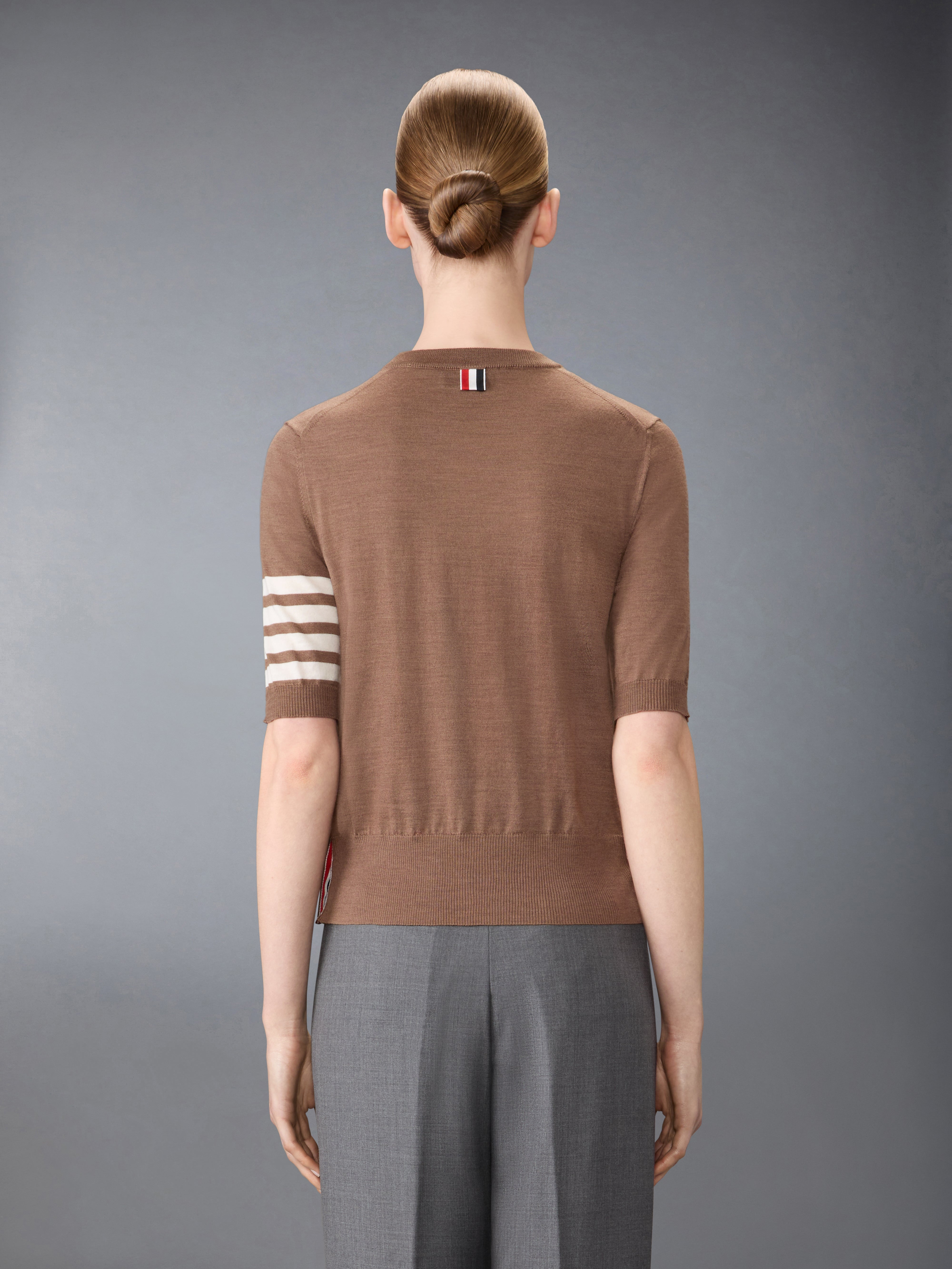 FINE MERINO WOOL 4-BAR TEE - 4