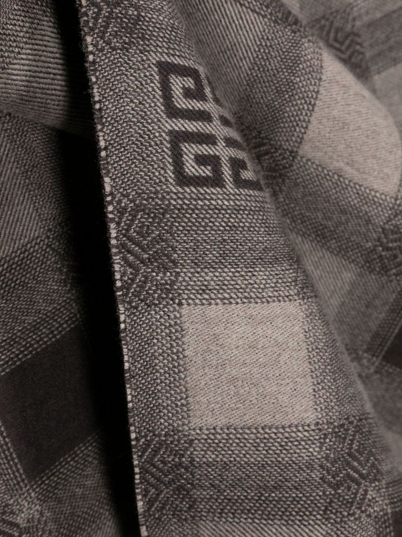 logo-print scarf 3