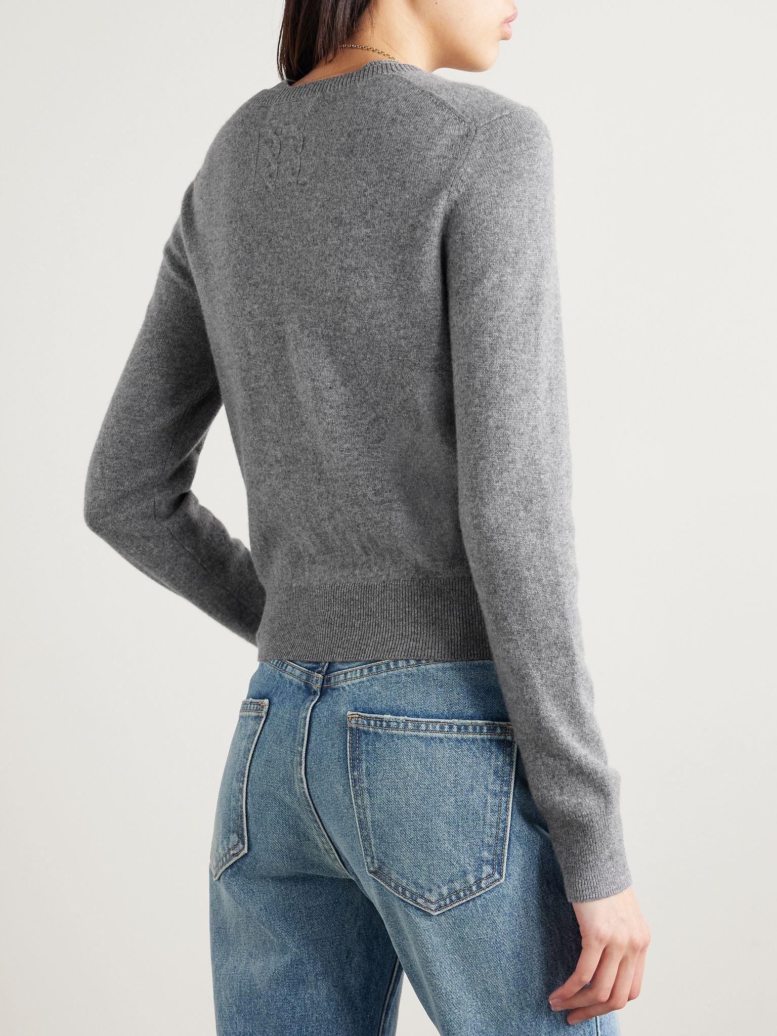March cashmere cardigan Gray - 4