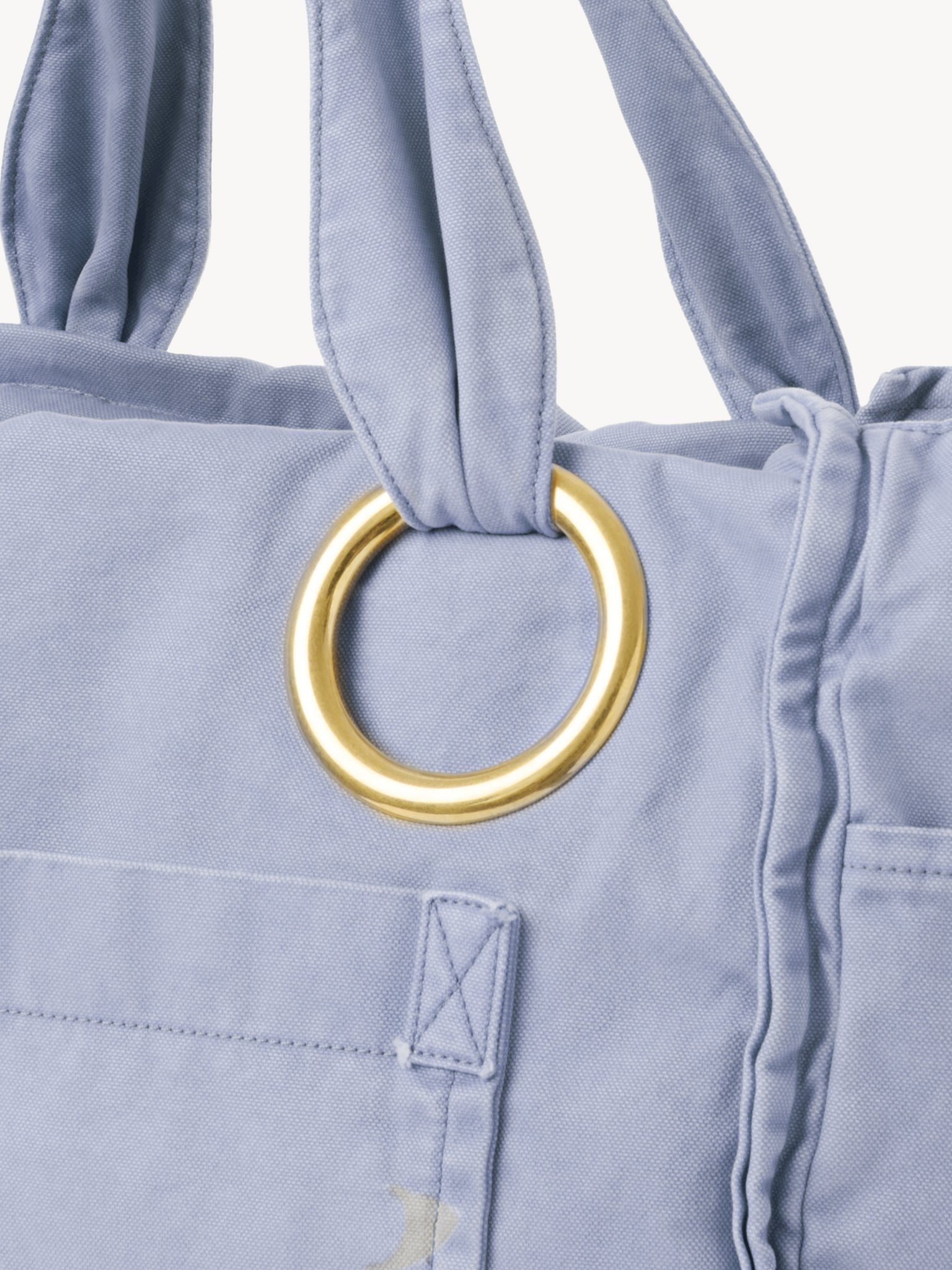 LARGE CHLOÉ PLAGE TOTE BAG IN COTTON - 5