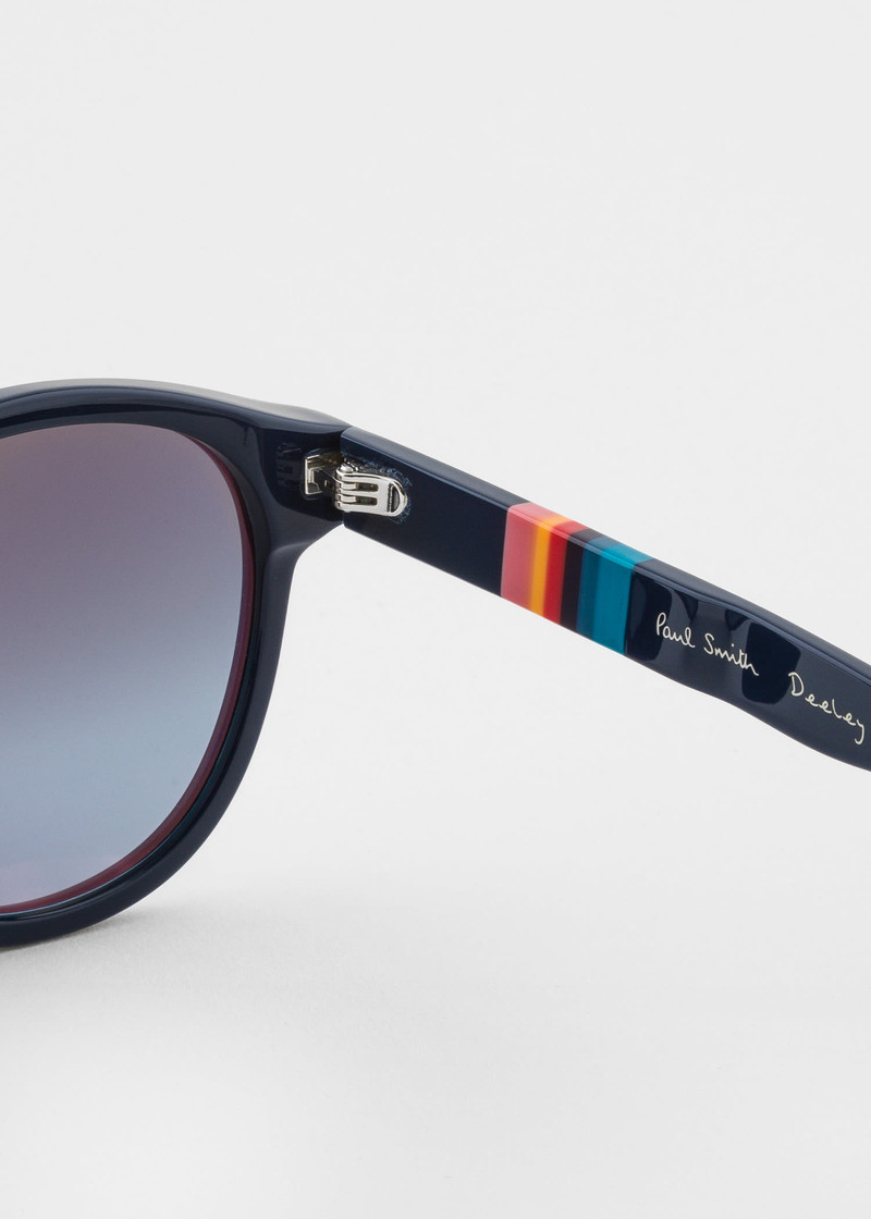 Blue 'Deeley' Sunglasses 4