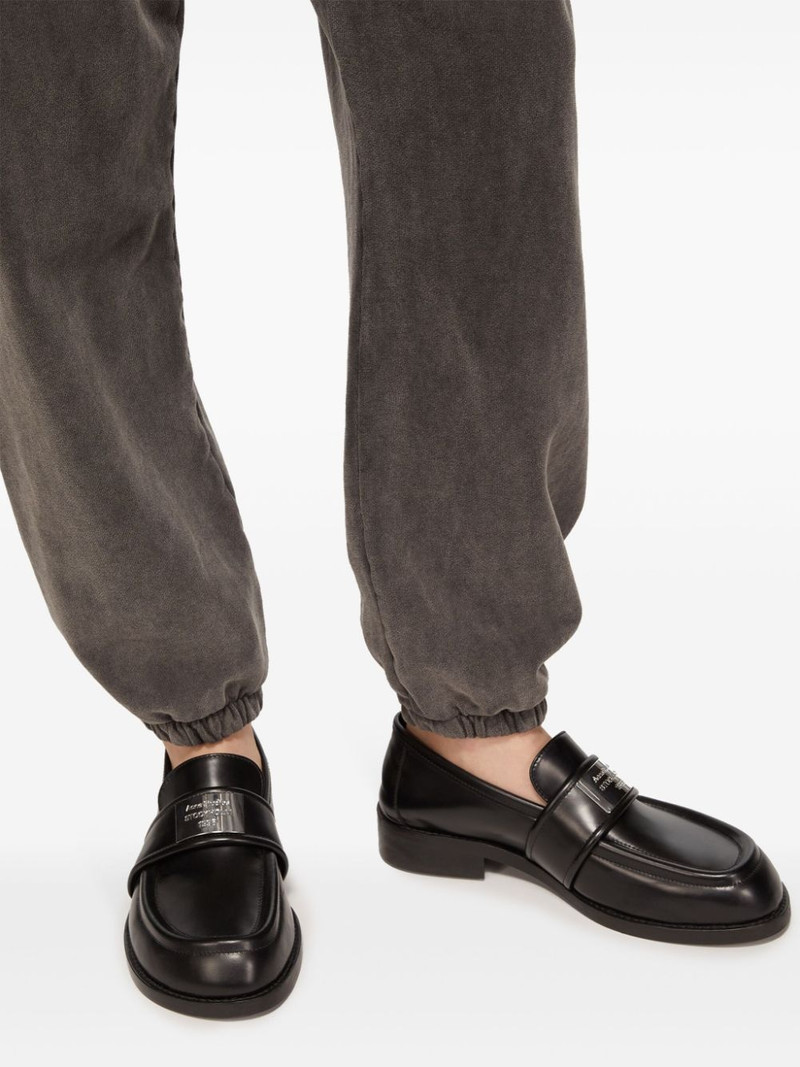 30mm brushed leather loafers 7