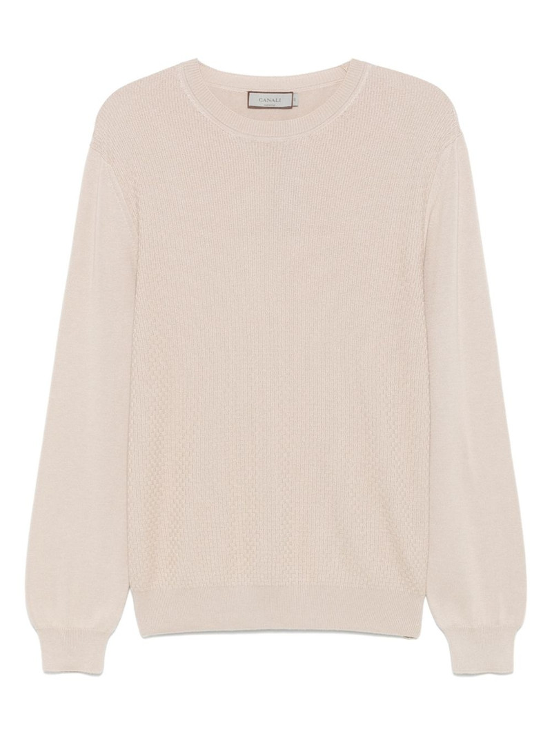cotton crew-neck sweater 1