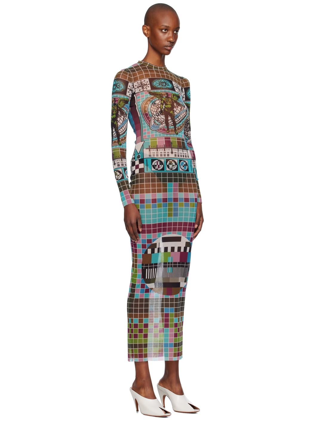 Multicolor Printed Maxi Dress - 2