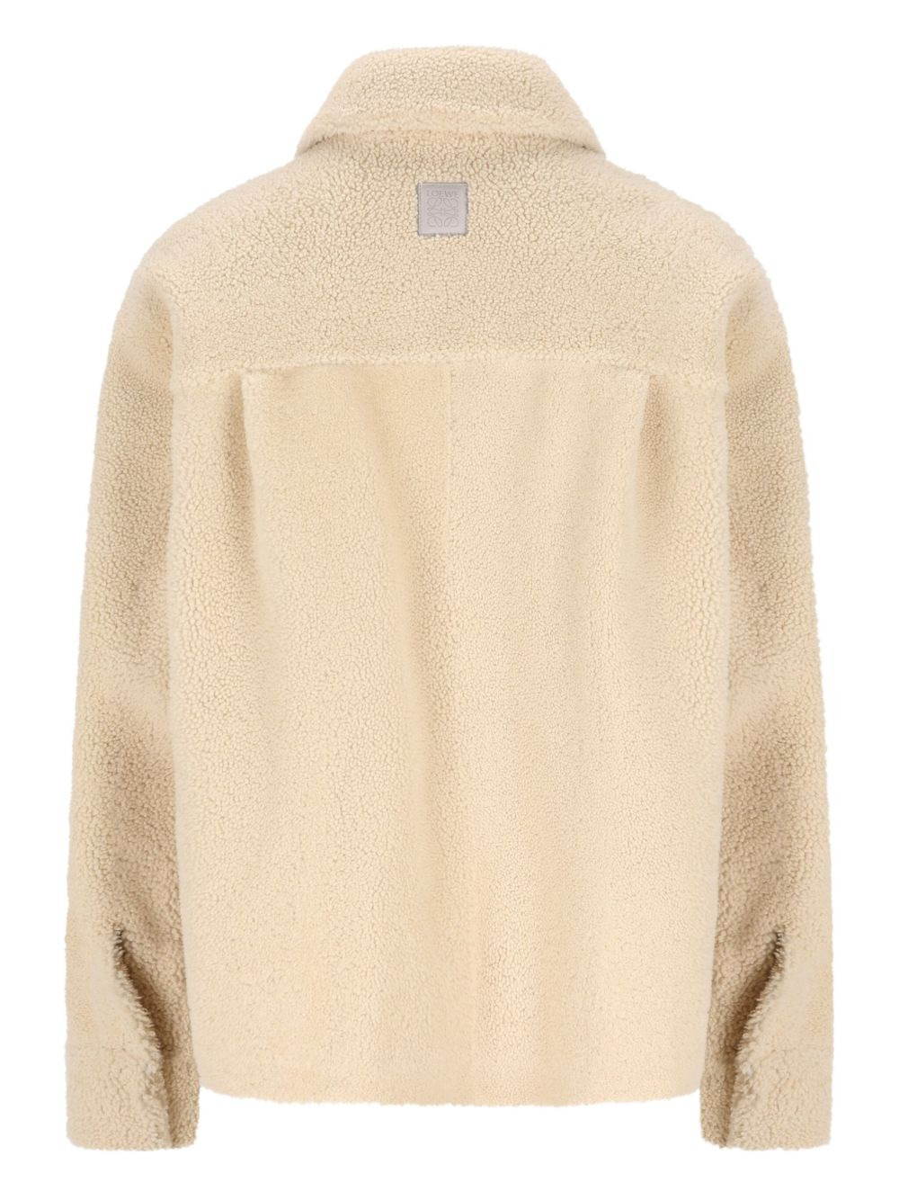 shearling buttoned jacket - 2