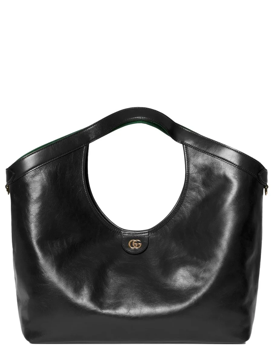 OPHIDIA LARGE LEATHER BAG - 1