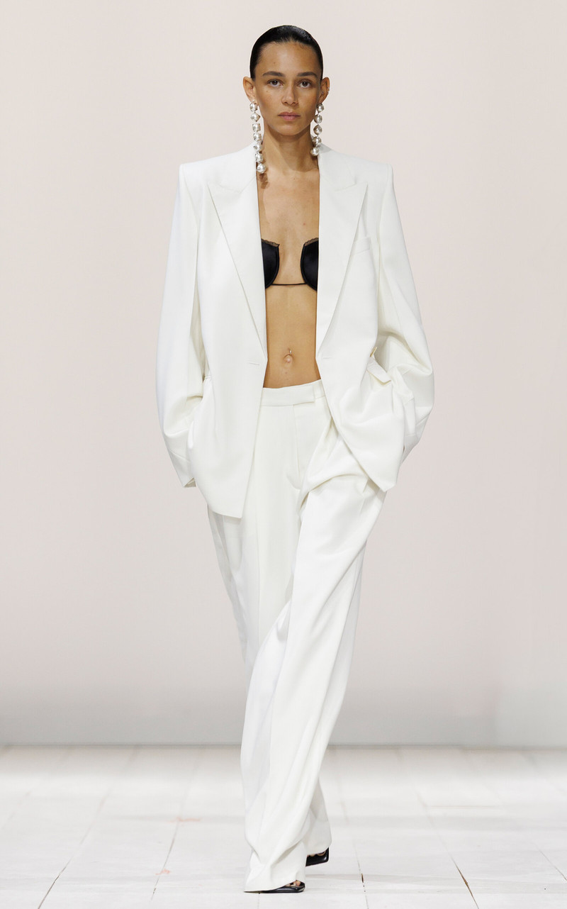 Givenchy Tailored Wool Mohair Jacket white outlook