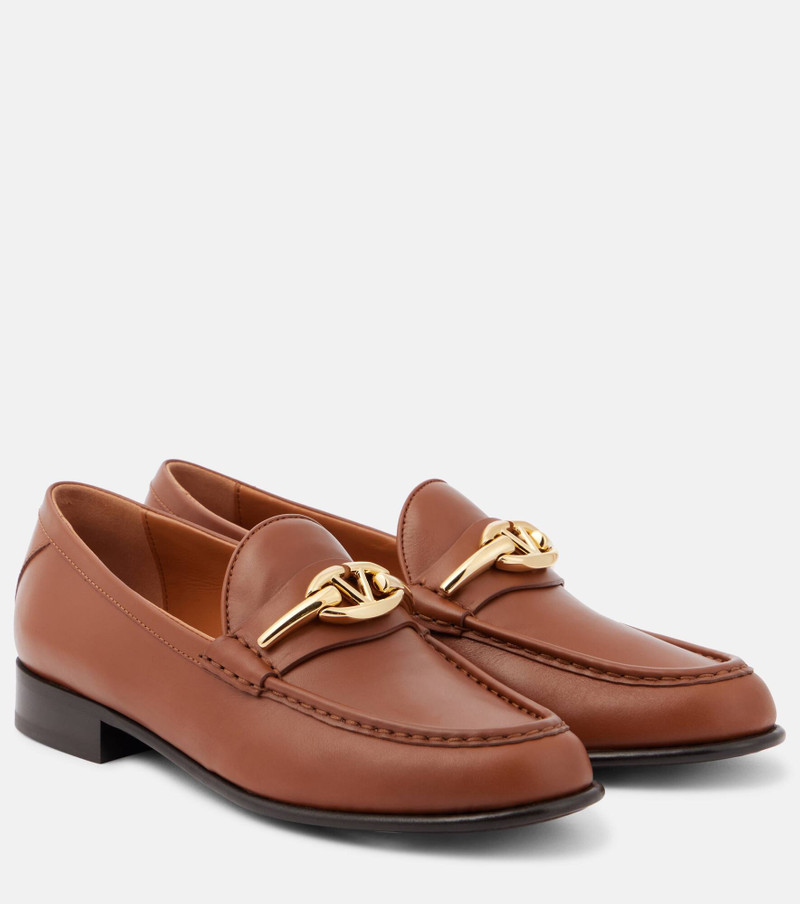 VLogo The Bold Edition leather loafers - 1