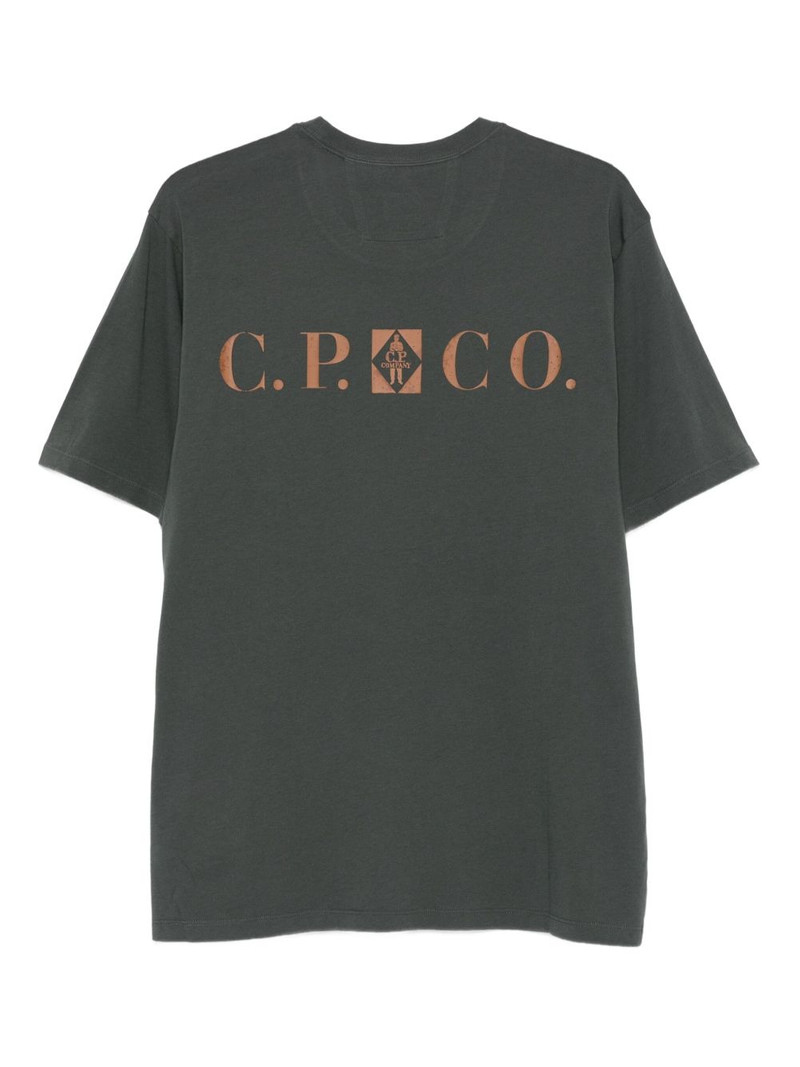 C.P. Company logo-print cotton T-shirt outlook