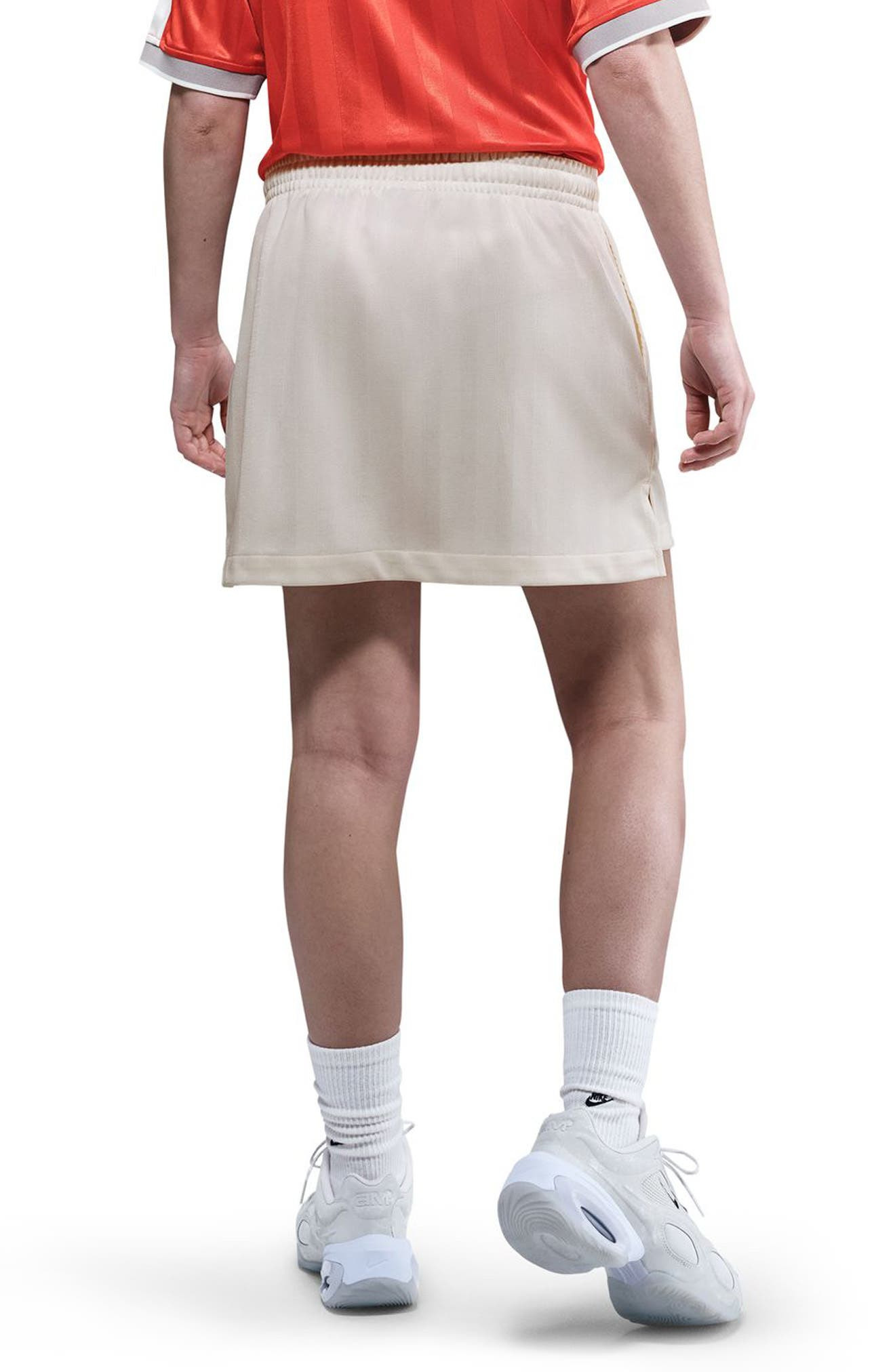 Nike Sportswear Jacquard Stripe Miniskirt in Pale Ivory/Sail at Nordstrom - 2