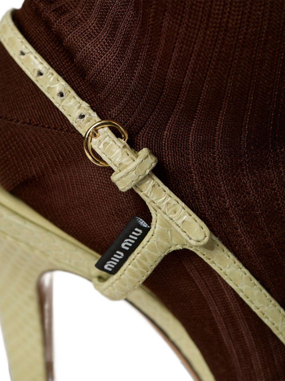slingback leather sandals - 5