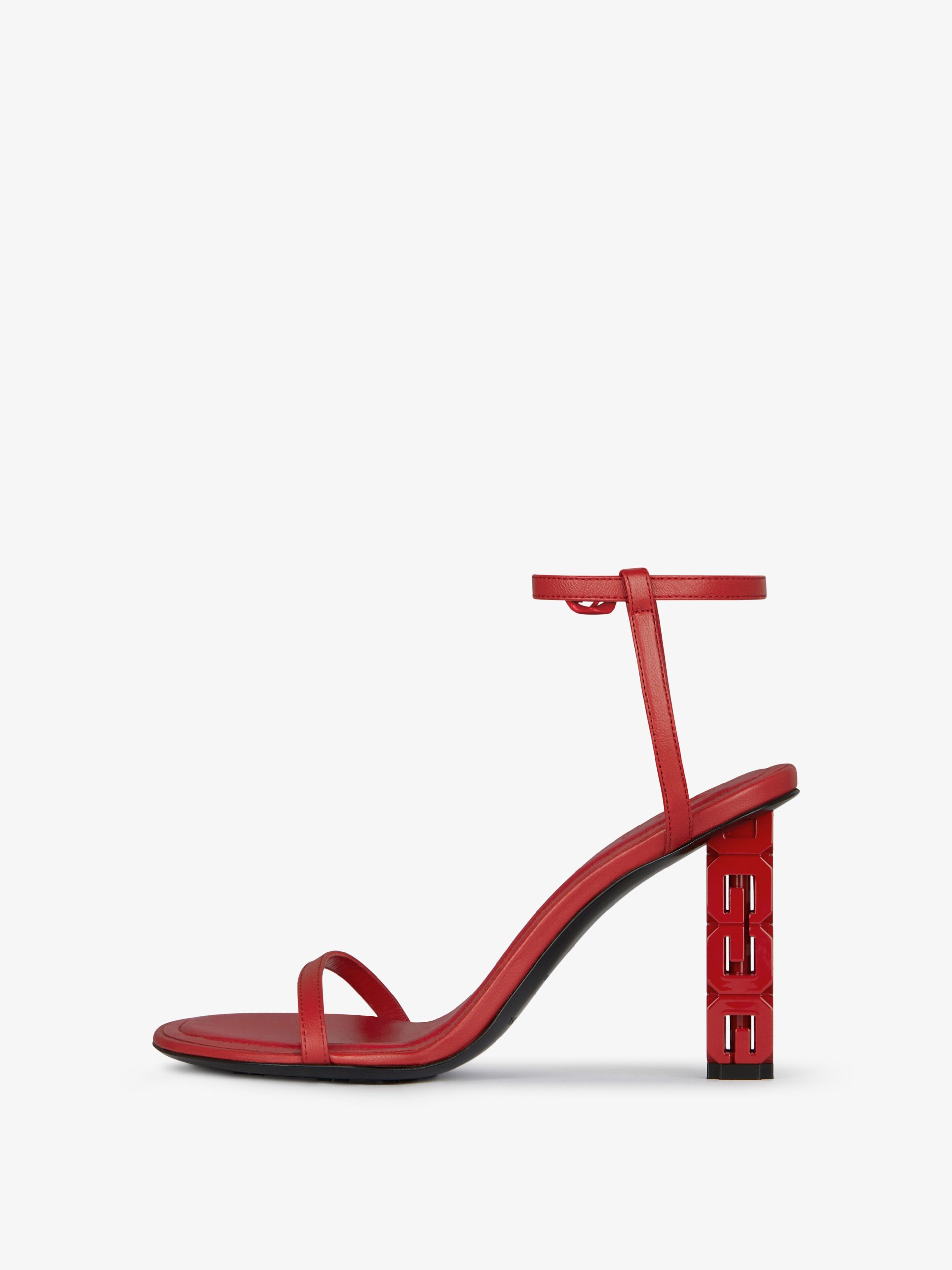 G CUBE SANDALS IN LEATHER - 3