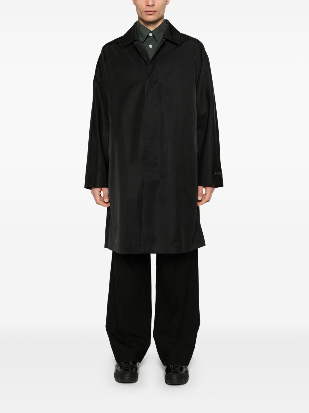 twill car coat - 2