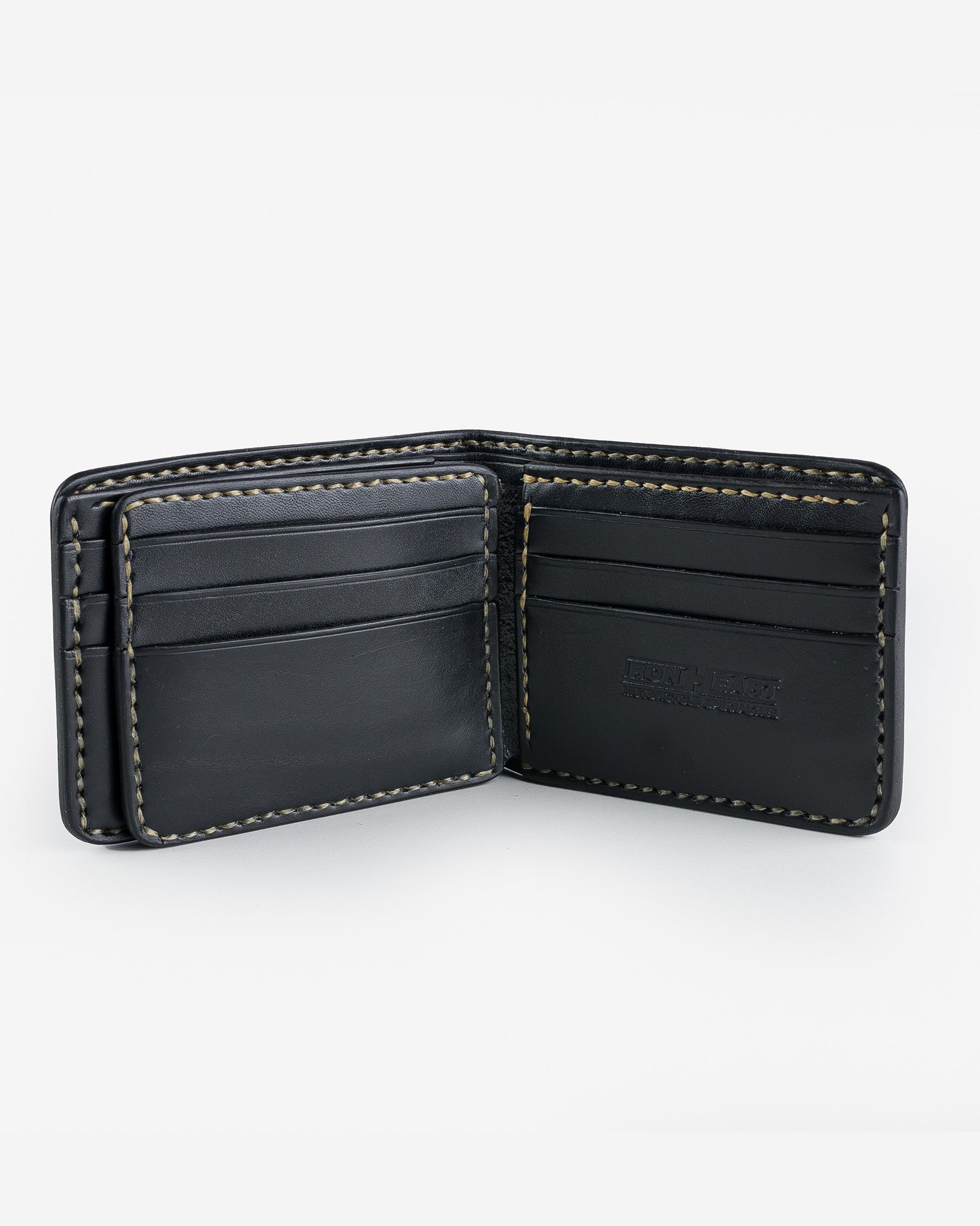 IHG-071-NAV Slimline Small Shell Cordovan Wallet - Navy - 6
