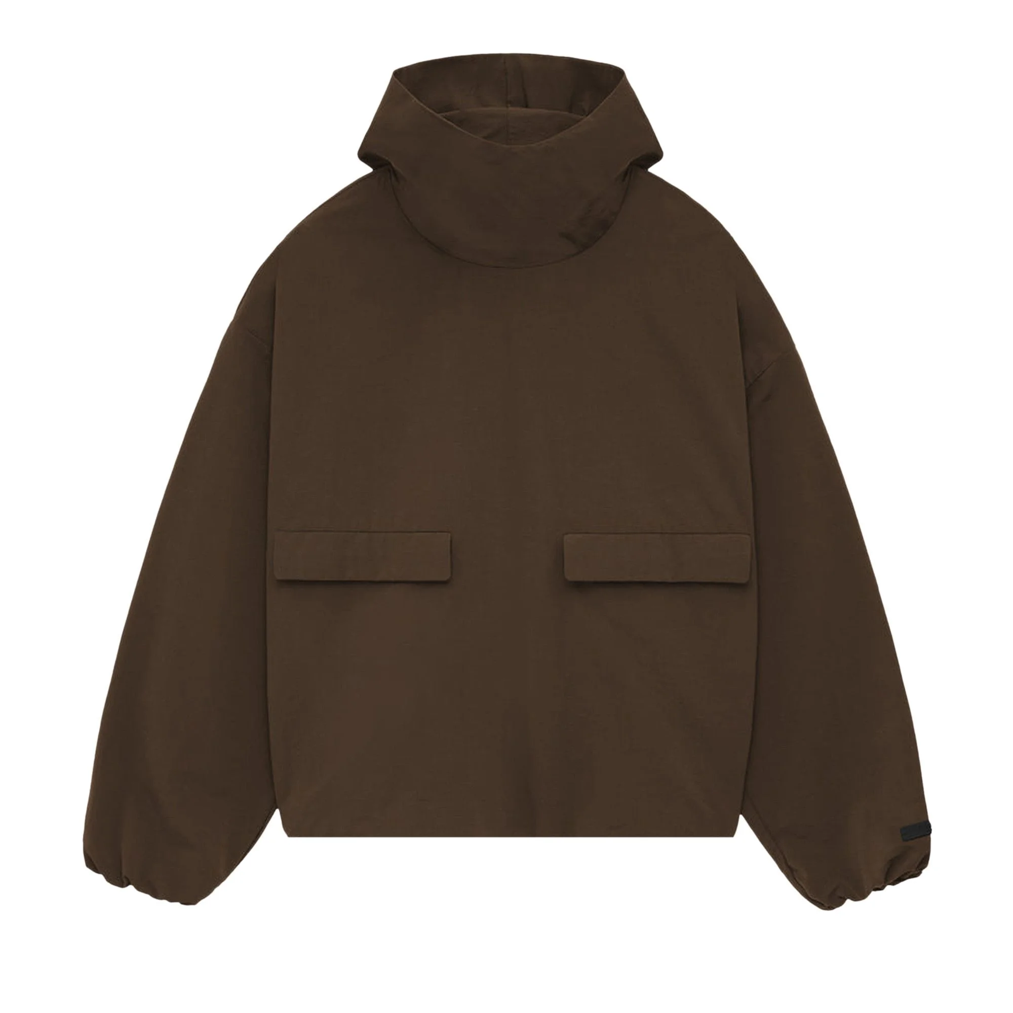 Fear of God Essentials Military Nylon Hooded Anorak 'Brown' - 1