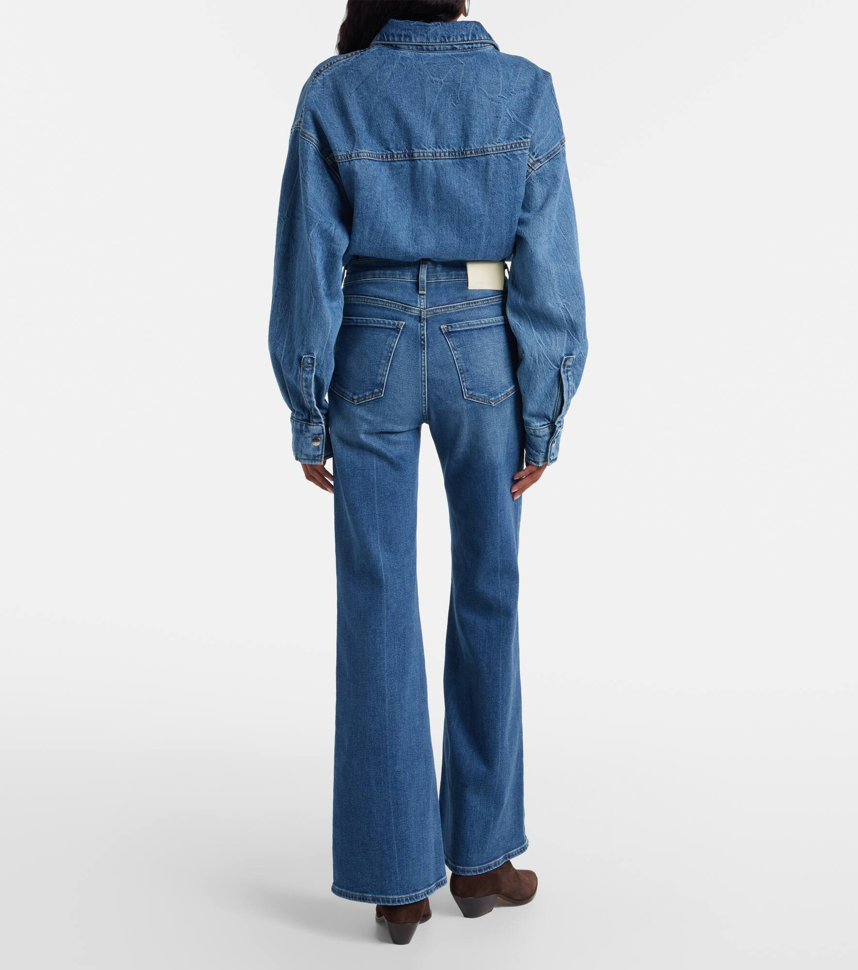 Kimberly mid-rise flared jeans - 3