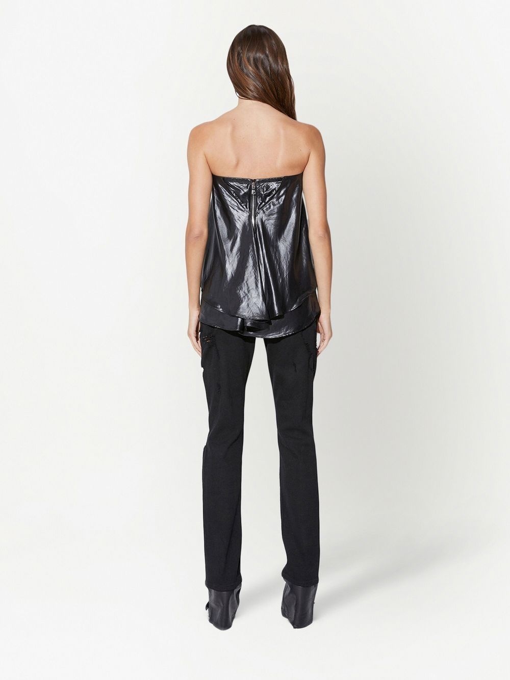 strapless fitted top - 4