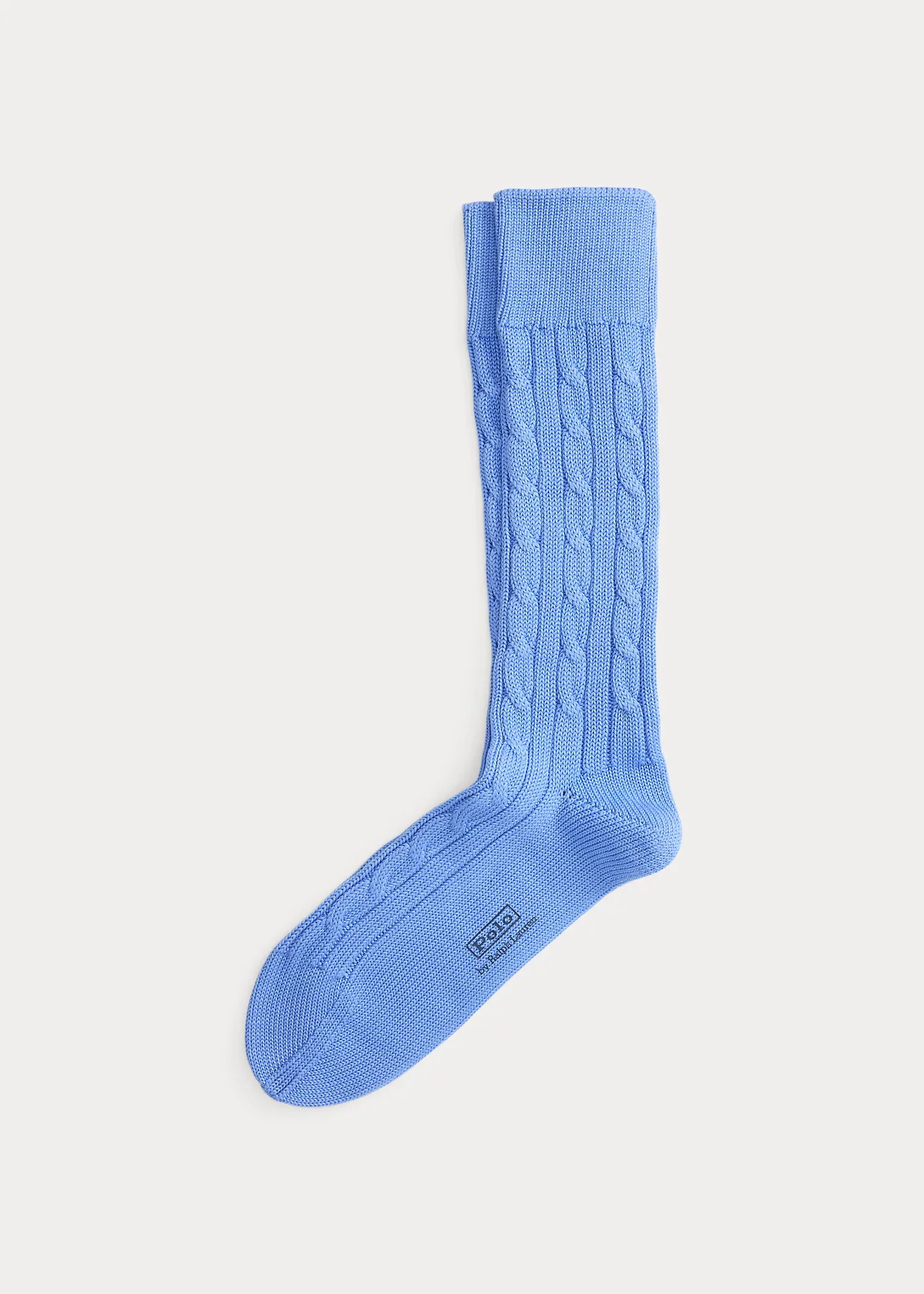 Cable-Knit Cotton-Blend Socks - 1