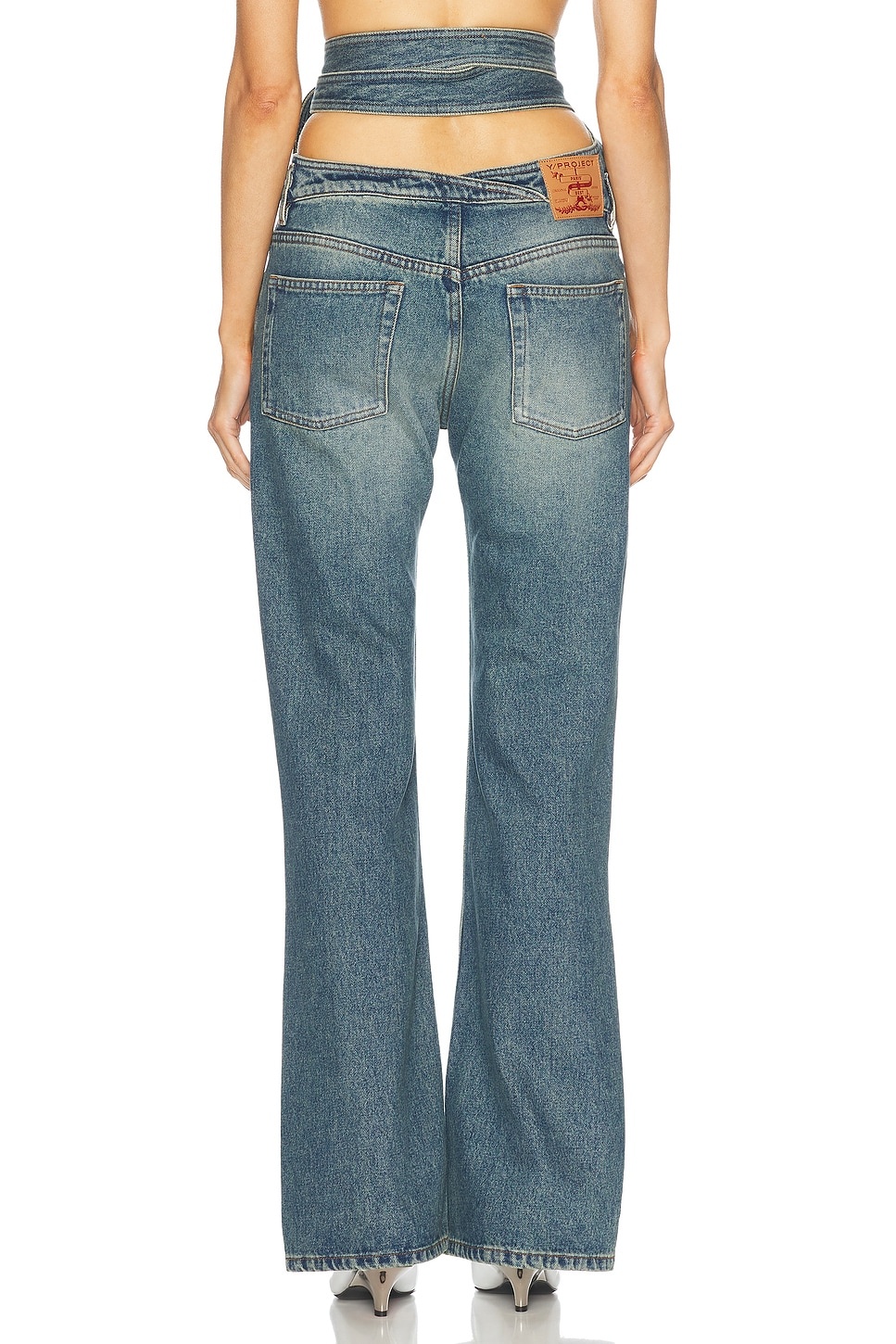 Wrap Belt Bootcut Leg - 4