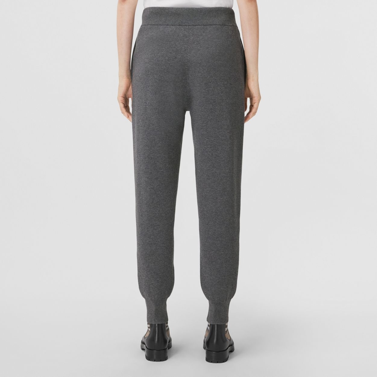 Monogram Motif Cashmere Blend Jogging Pants - 4