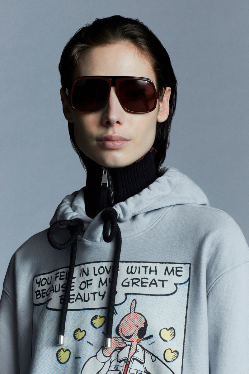 Olive Oyl Motif Hoodie 3