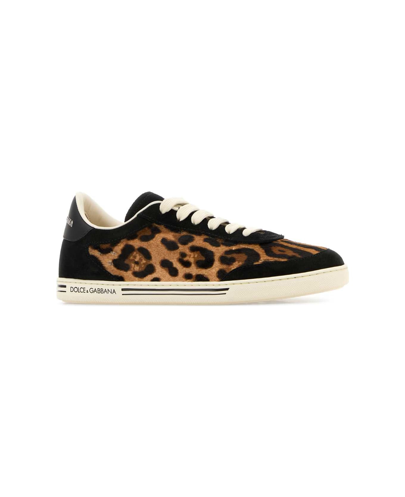 Printed Calf Hair Saint Tropez Light Sneakers - 2