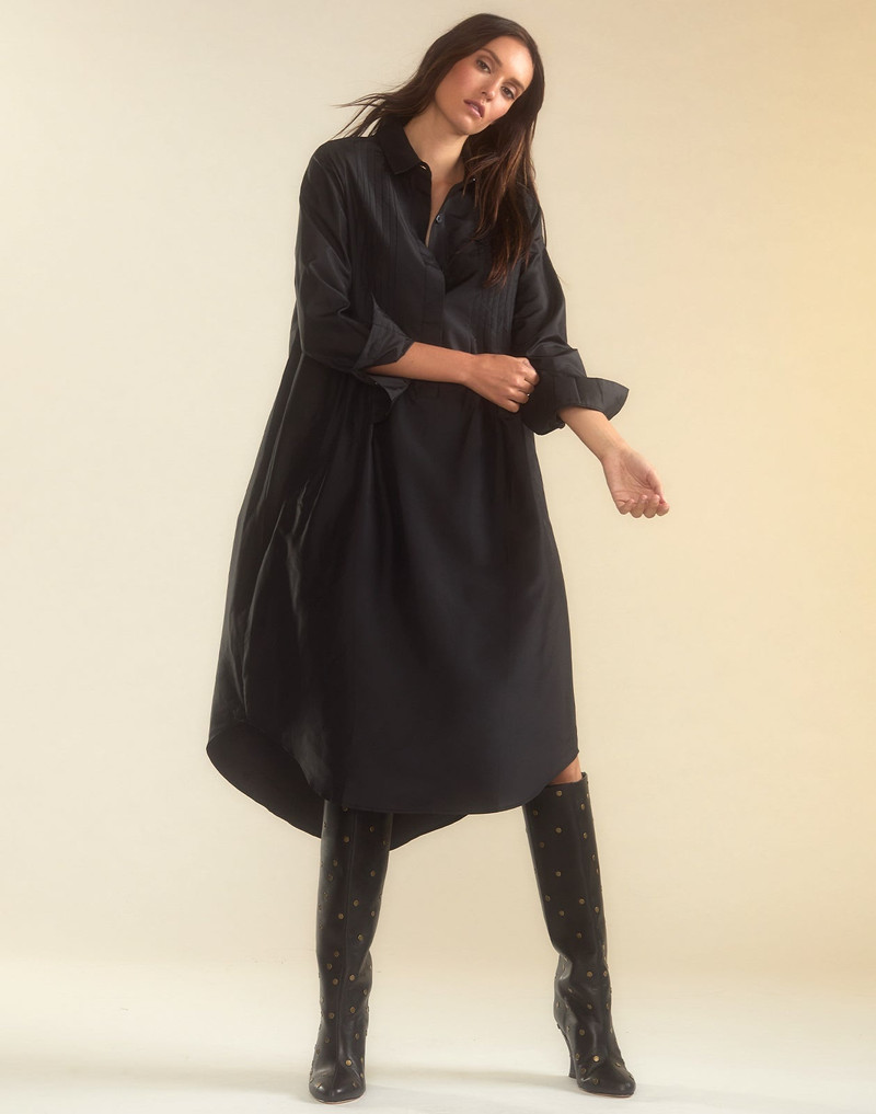 Undercover Silk Taffeta Shirt Dress 1