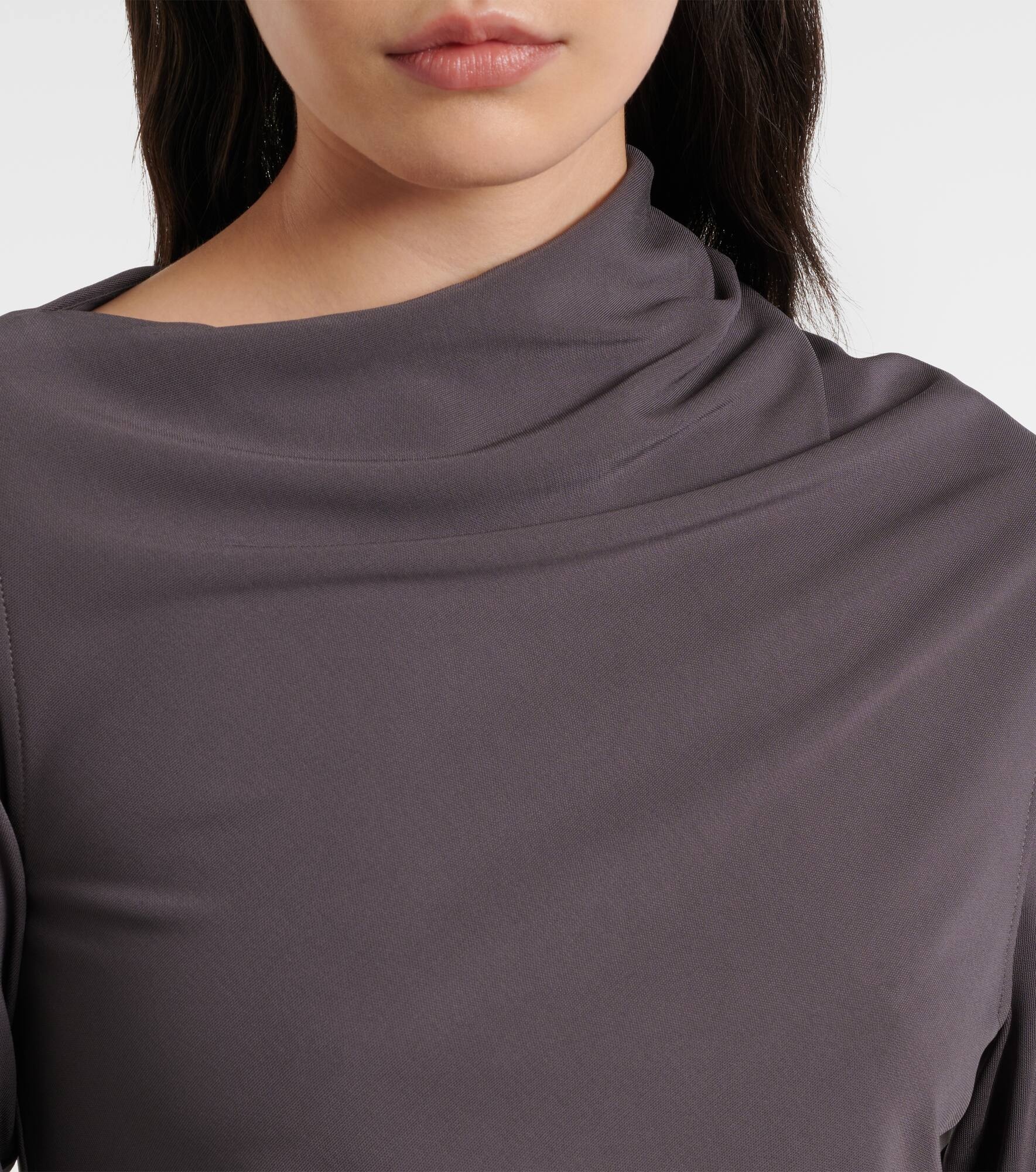 Draped jersey top - 5