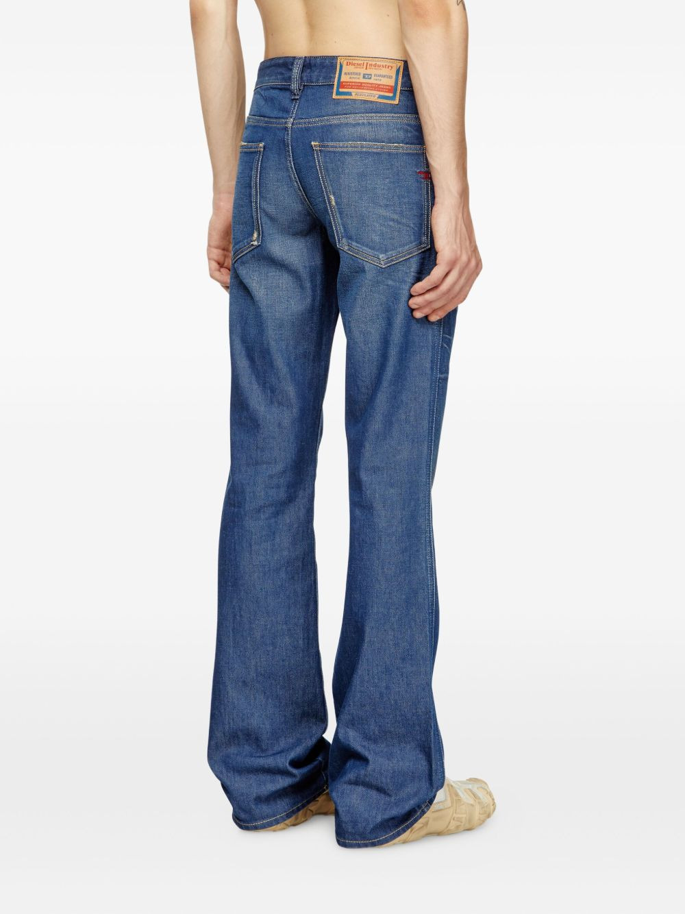 embroidered bootcut jeans - 4