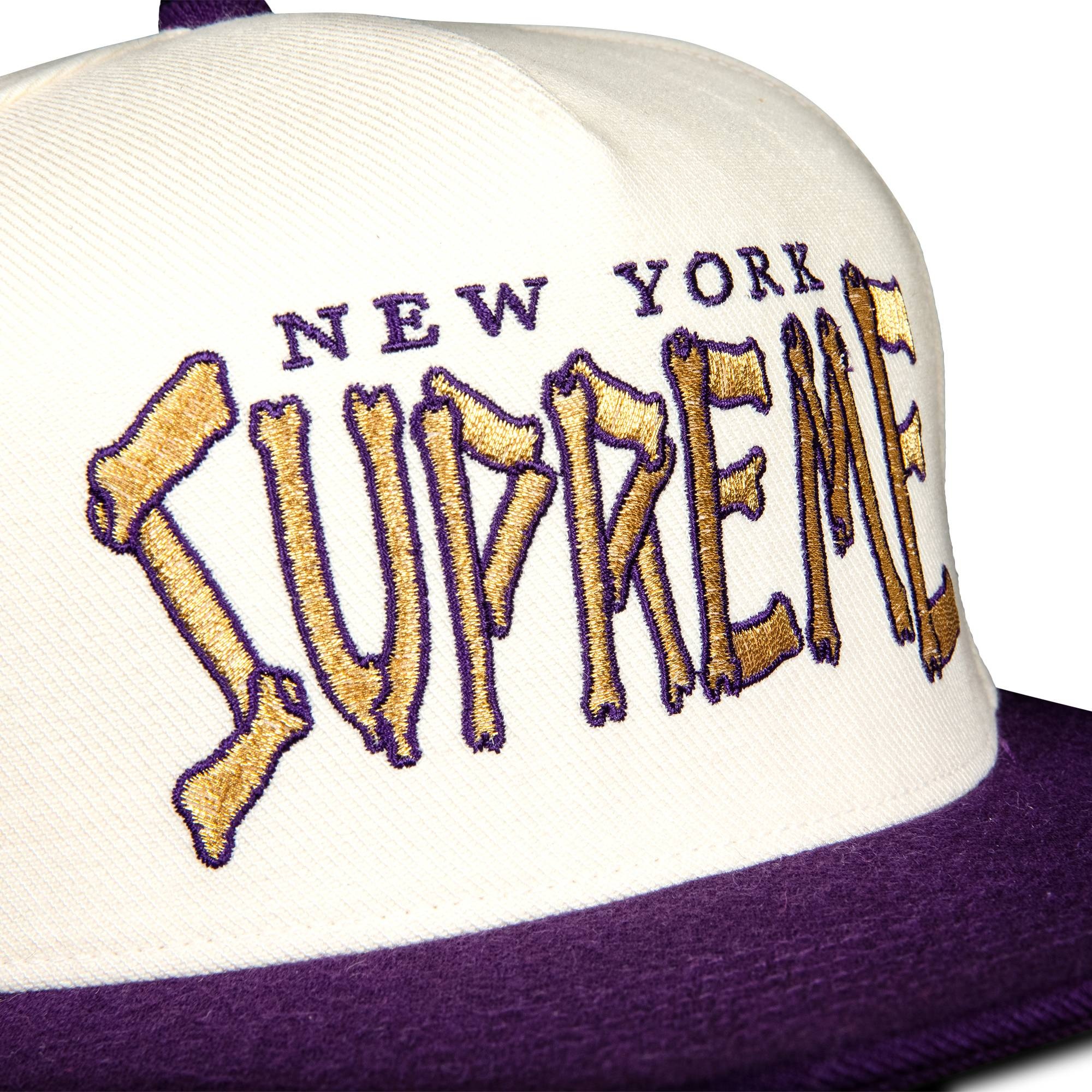 Supreme Supreme Bones Logo 5-Panel 'White' | REVERSIBLE
