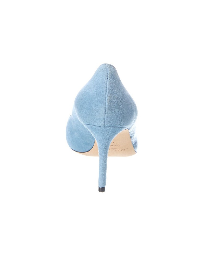 Jimmy Choo Cass 75 Suede & Leather Pump 3