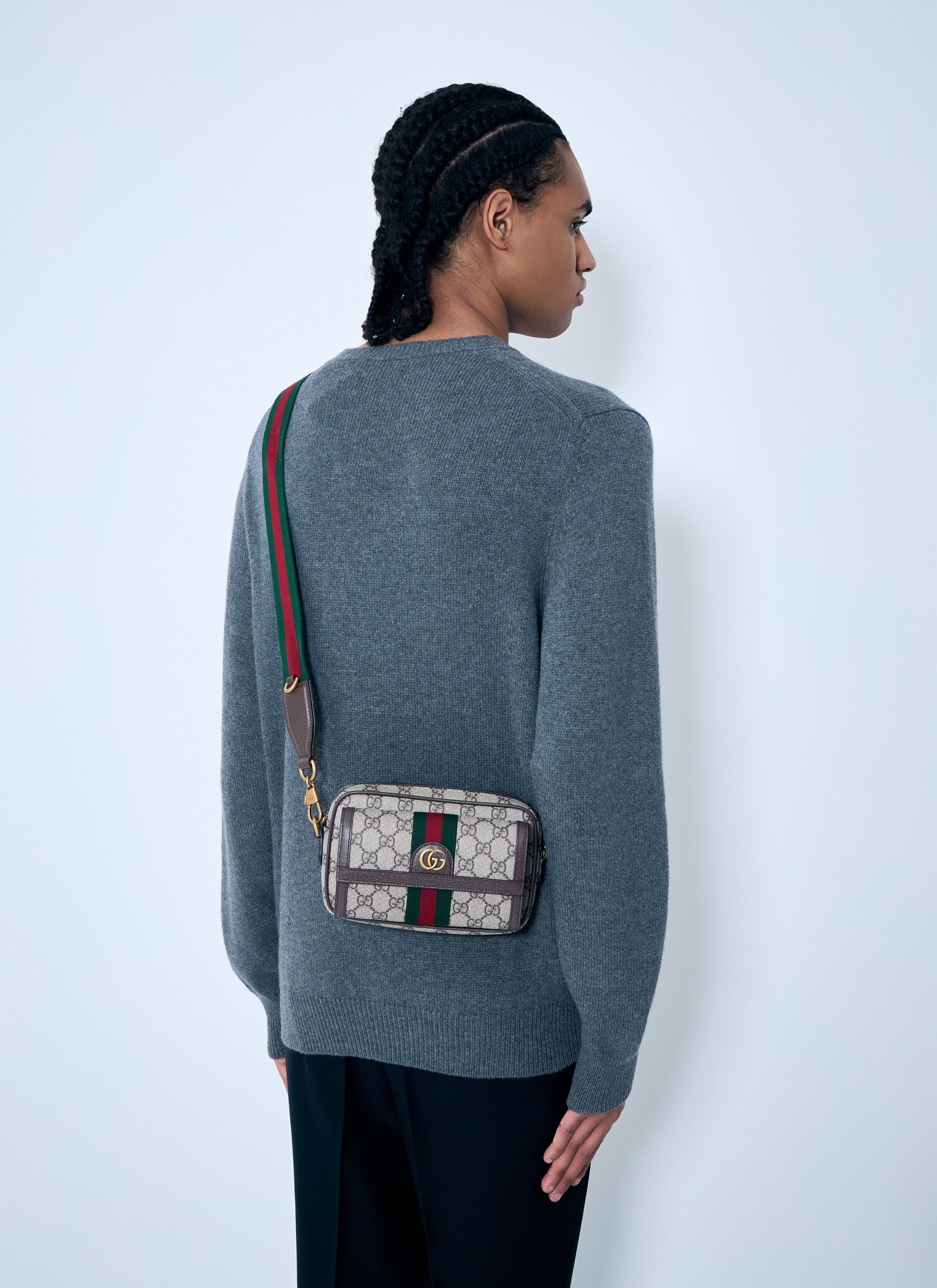ひとめぼれ♪◇Ophidia ミニ バッグ◇GUCCI Ophidia mini bag in beige and white Supreme | GUCCI® US