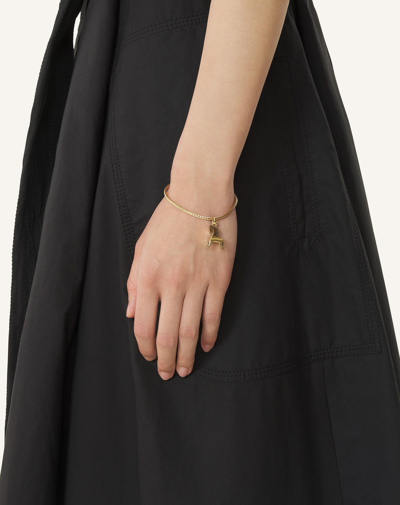 Lanvin SILVER LUNAR YEAR BRACELET WITH A HORSE PENDANT outlook