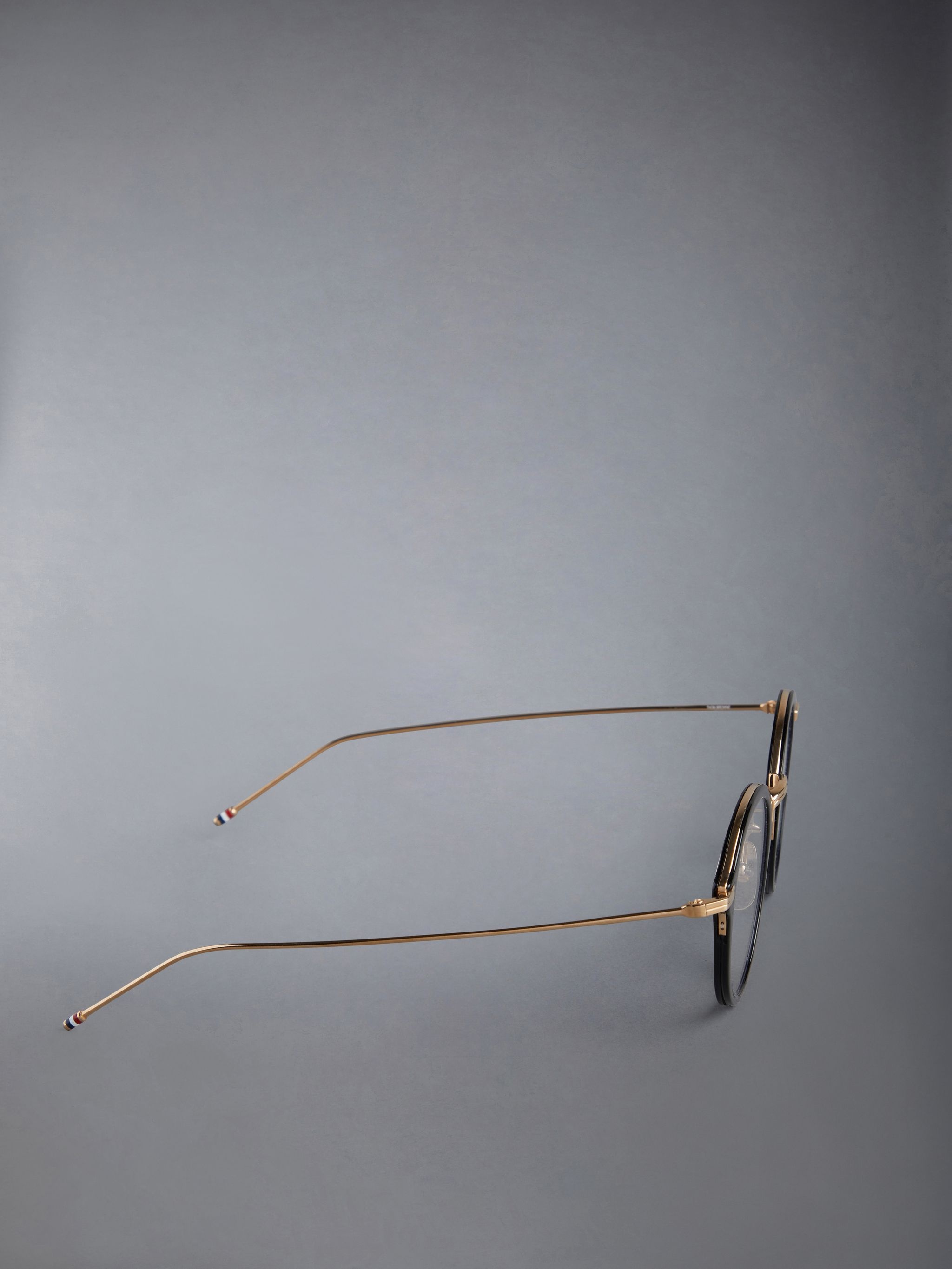 ROUND EYEGLASSES IN ACETATE AND TITANIUM - 4